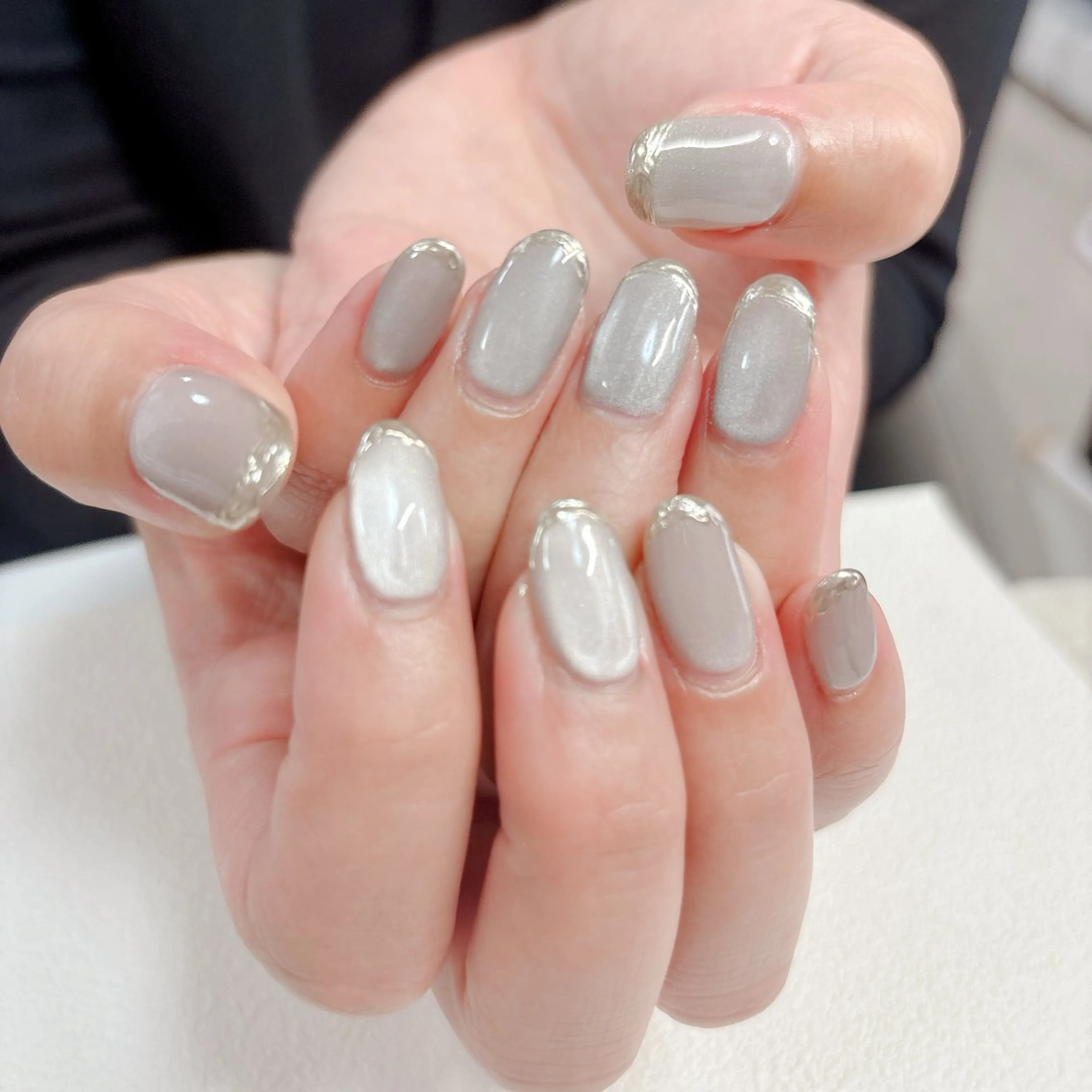 ネイル ハンドネイル アネラ もか.⋆𝜗𝜚のネイルデザイン