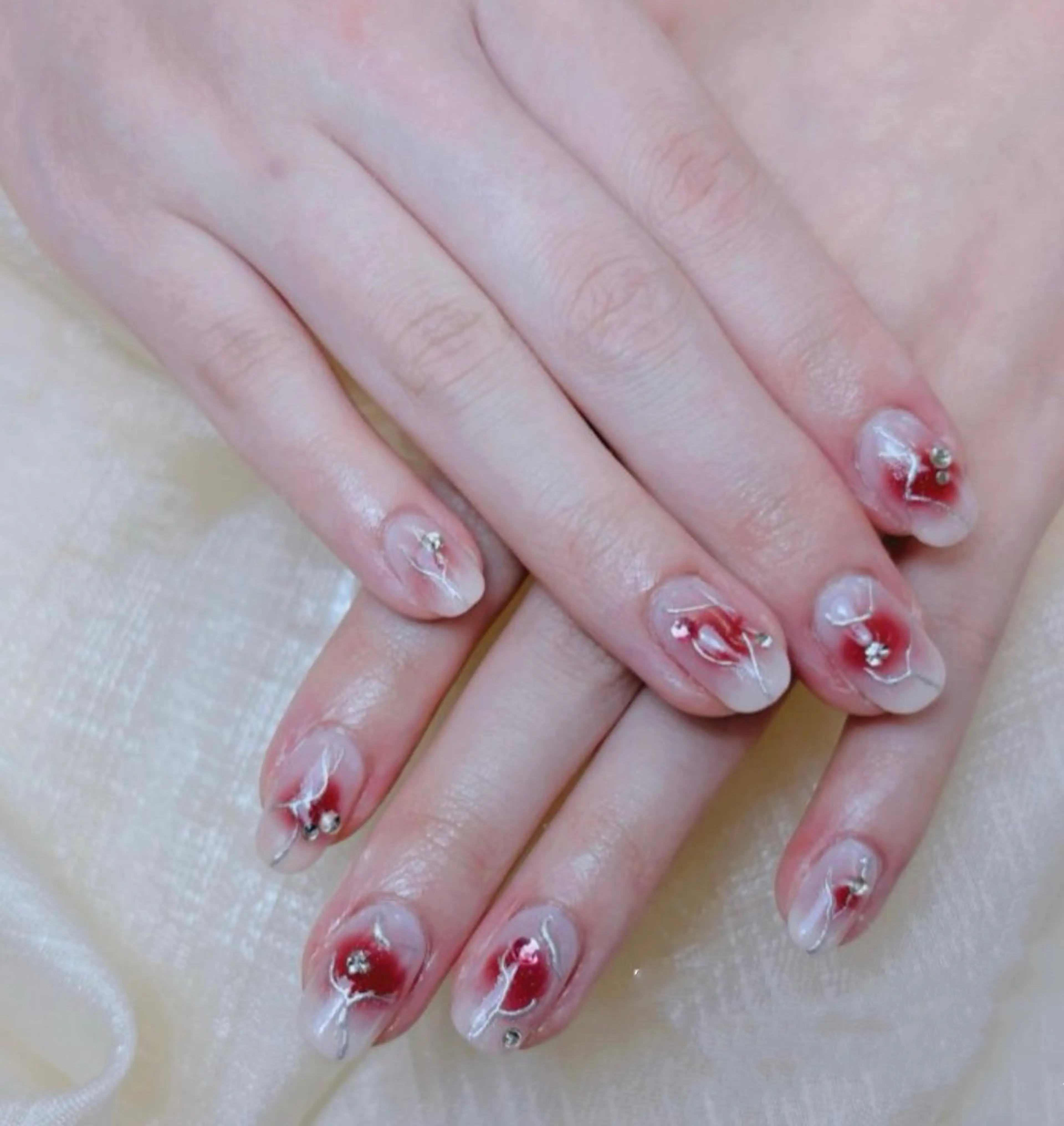 ネイル H3 Nail Tsuki🦋💙のネイルデザイン