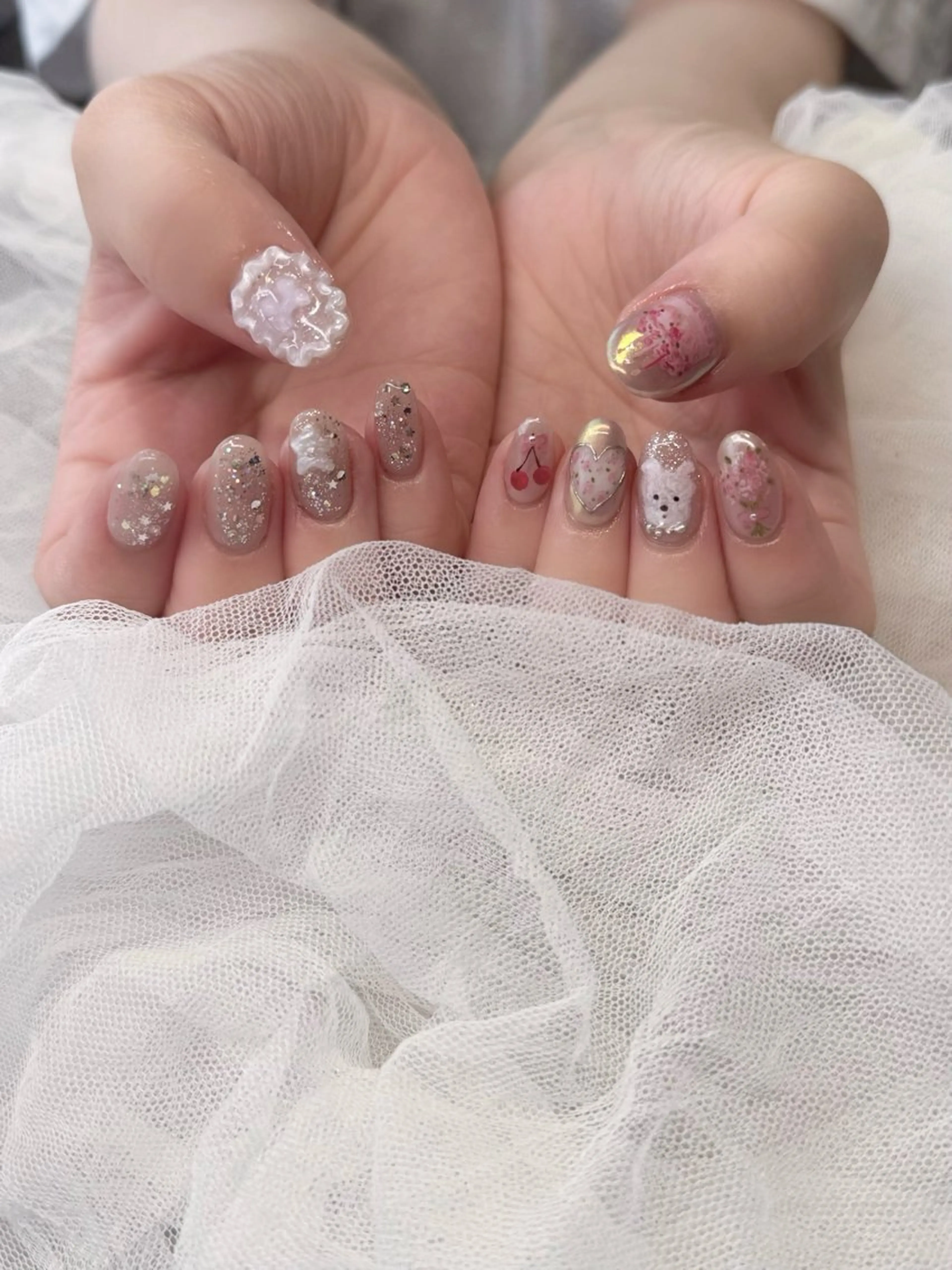 ネイル ハンドネイル 新井 ひなののネイルデザイン