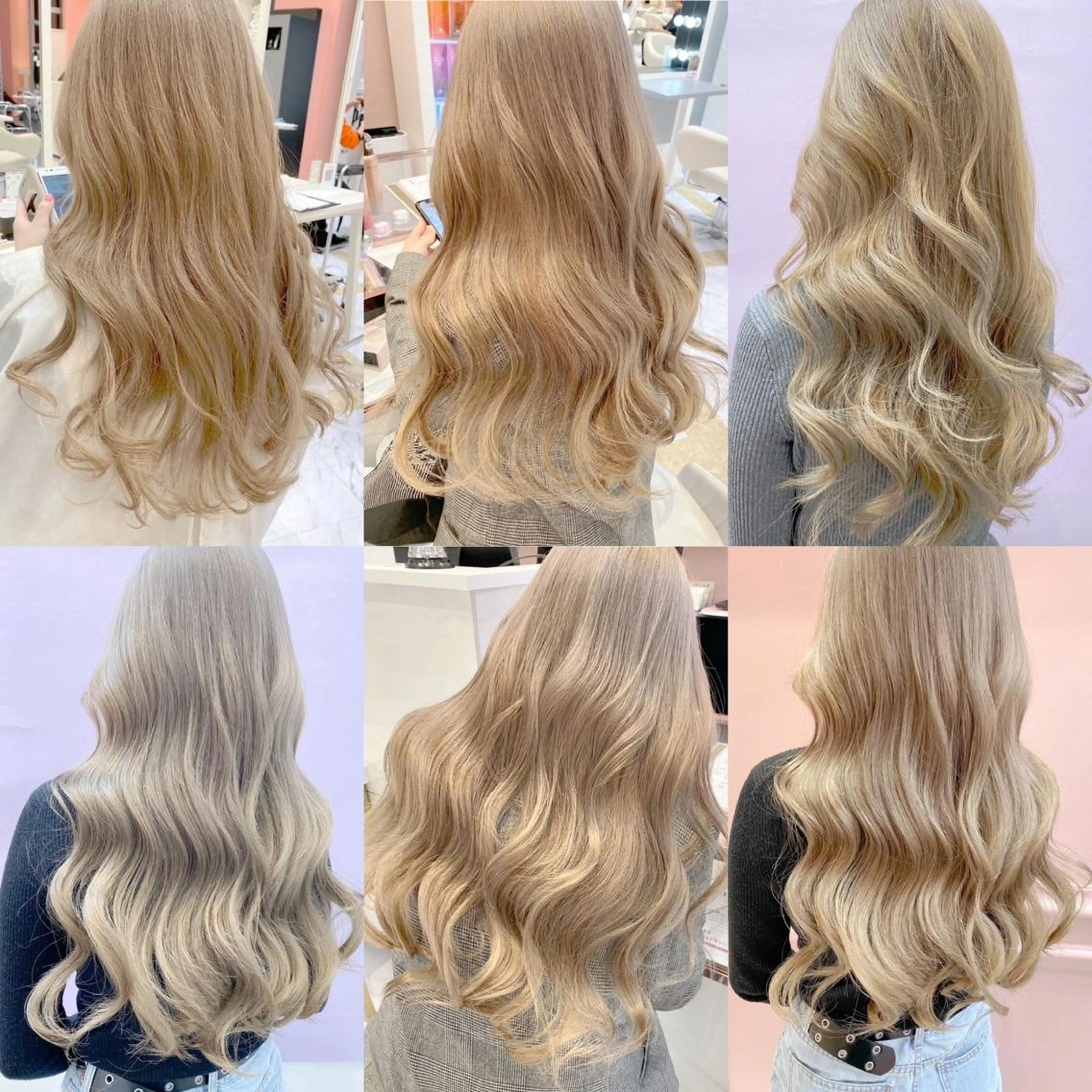 ロング Su-chi-🧴 /ミルクティーカラーのヘアスタイル