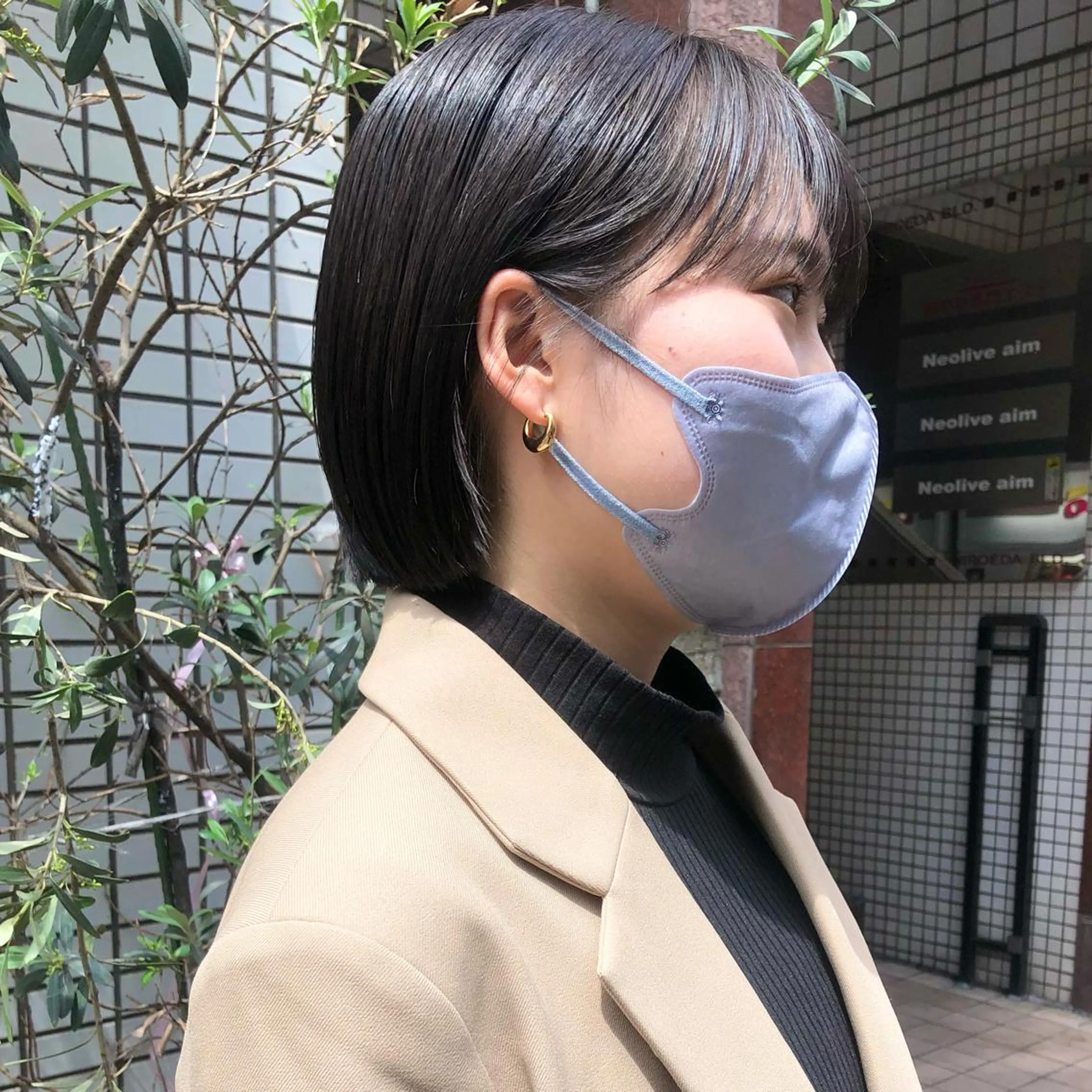 ショート カラー ボブ カット ヘアカラー トリートメント ハイトーン/ブリーチ 似合せカット/パーマのヘアスタイル