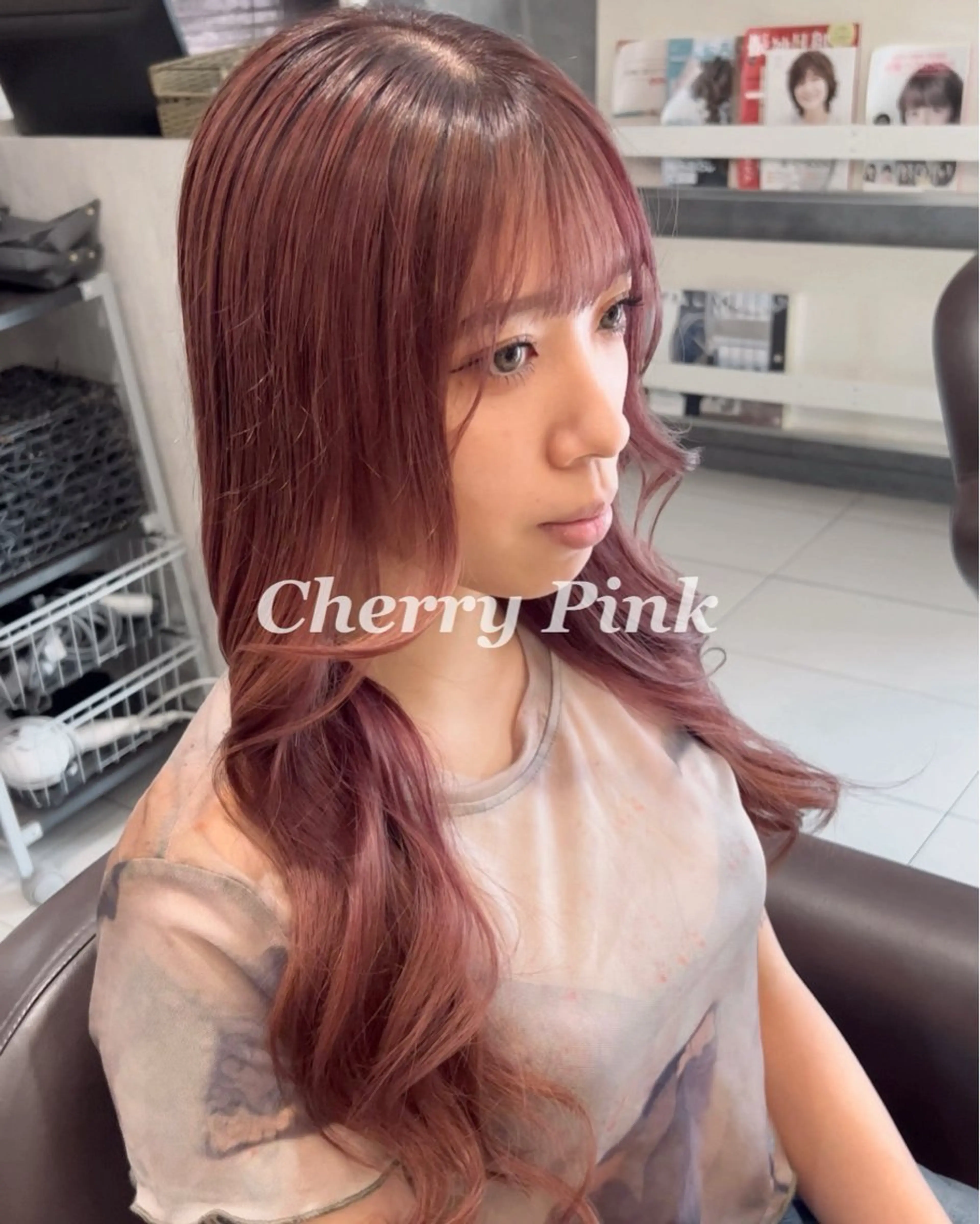 【平日クーポン】✨韓国風カット+ダメージレスカラー🎊施術時間→約2時間前後の写真