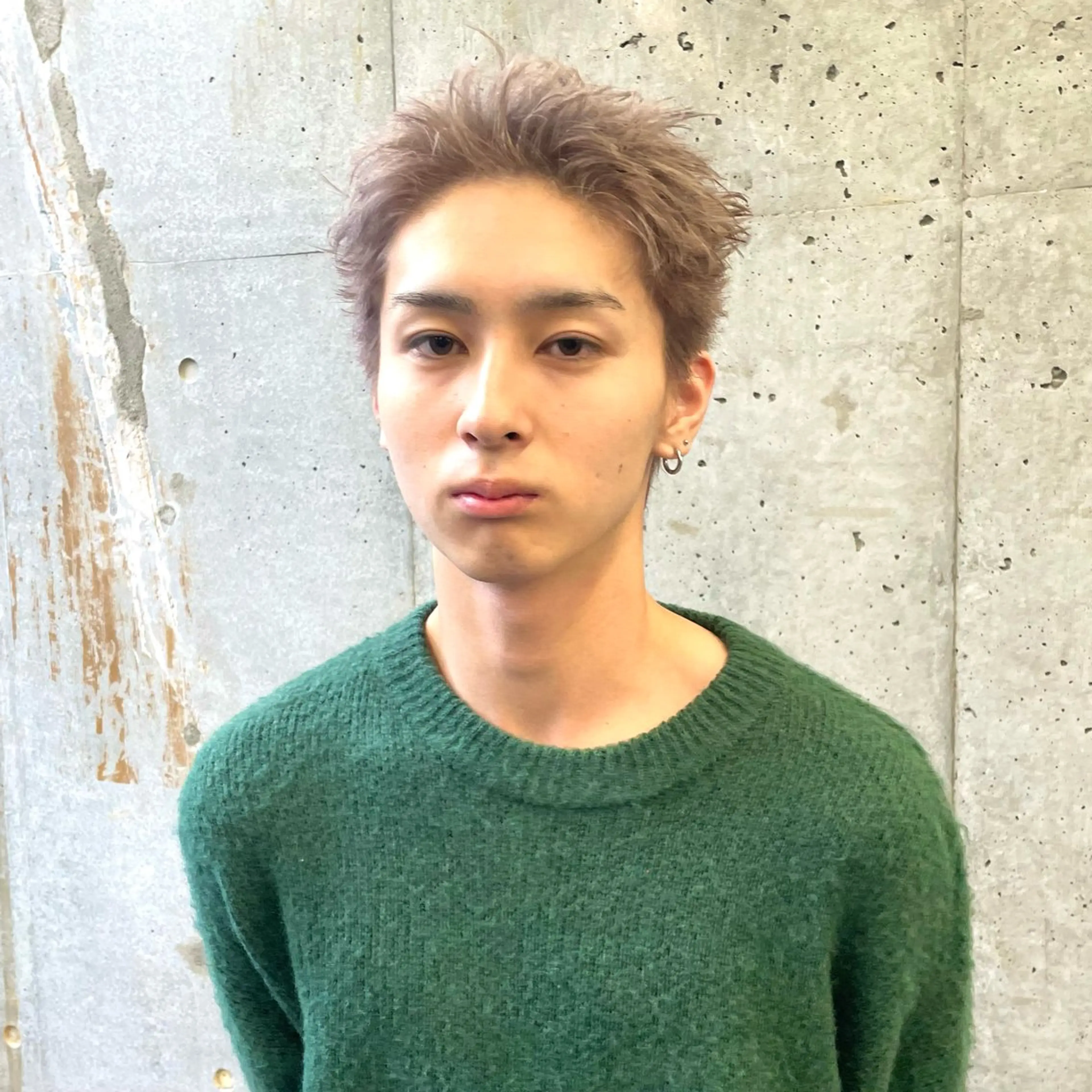 ショート カラー メンズ カット ヘアカラー メンズショート ／パーマ  ソウタのヘアスタイル