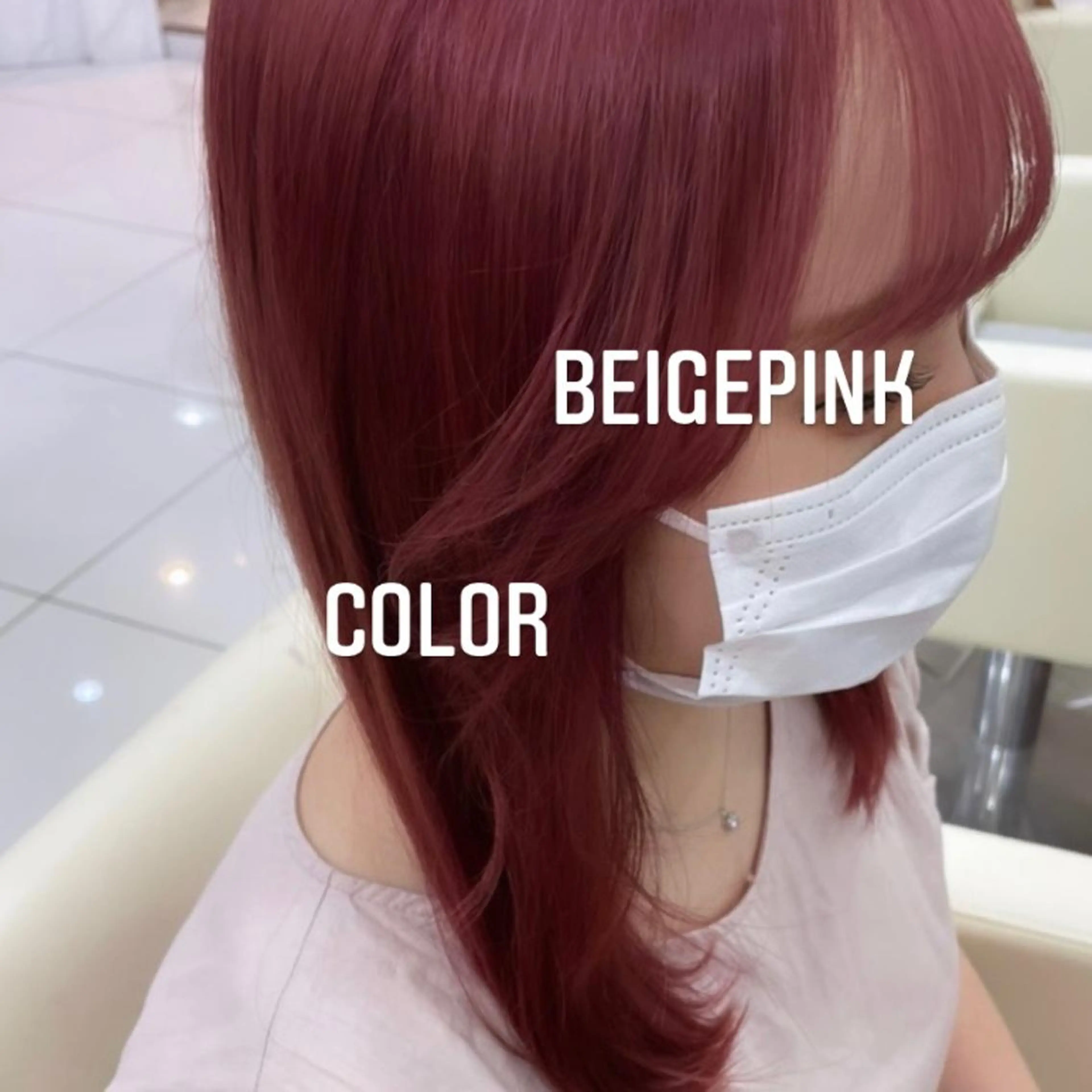 セミロング カラー ヘアカラー トリートメント エクステ🩵ブリーチ 韓国ヘア🩵KAEのヘアスタイル