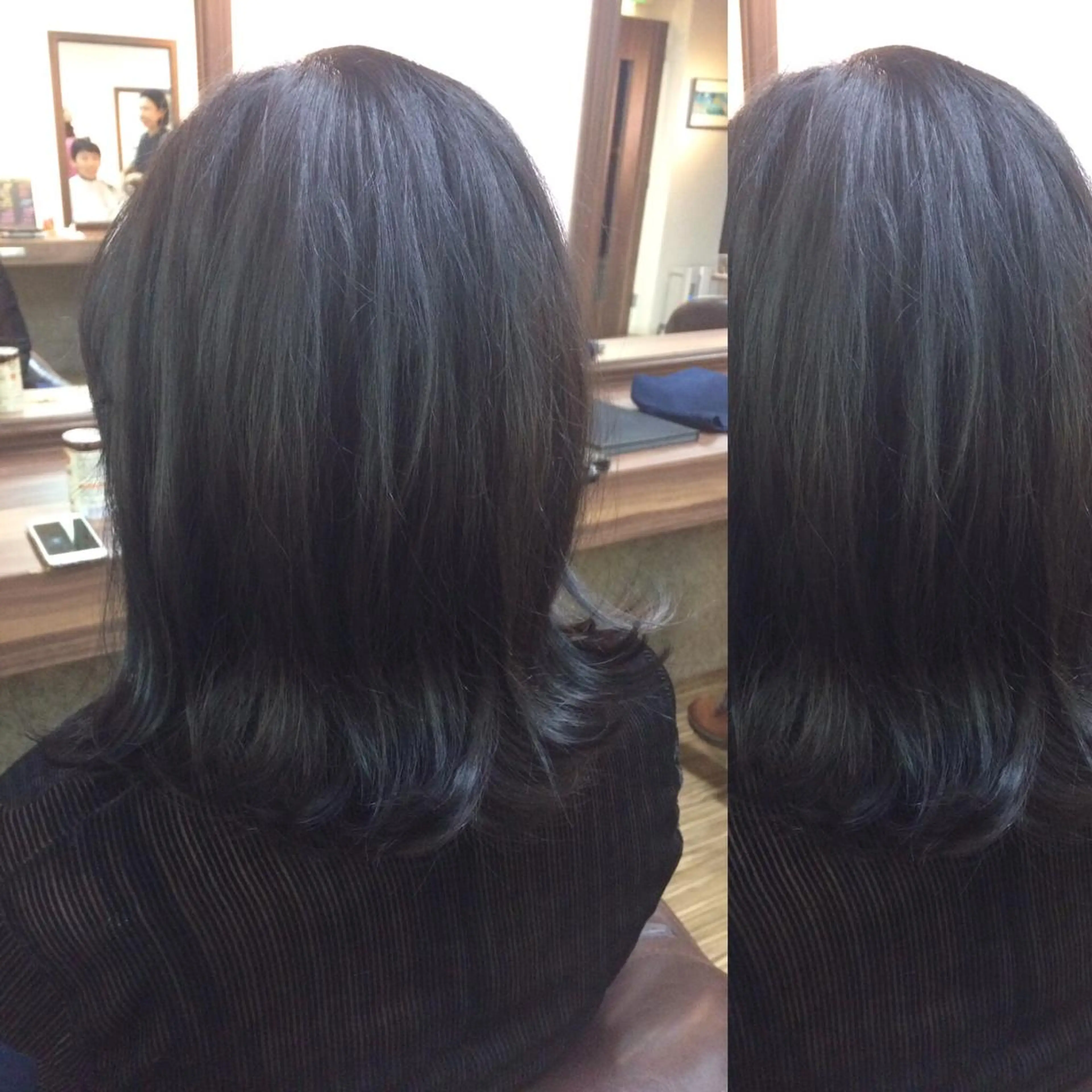 ショート ミディアム カラー アッシュ ブルーカラー ブルーアッシュ トリートメント This所属・🟦髪質改善6年 💊YAMAMOTOのヘアスタイル