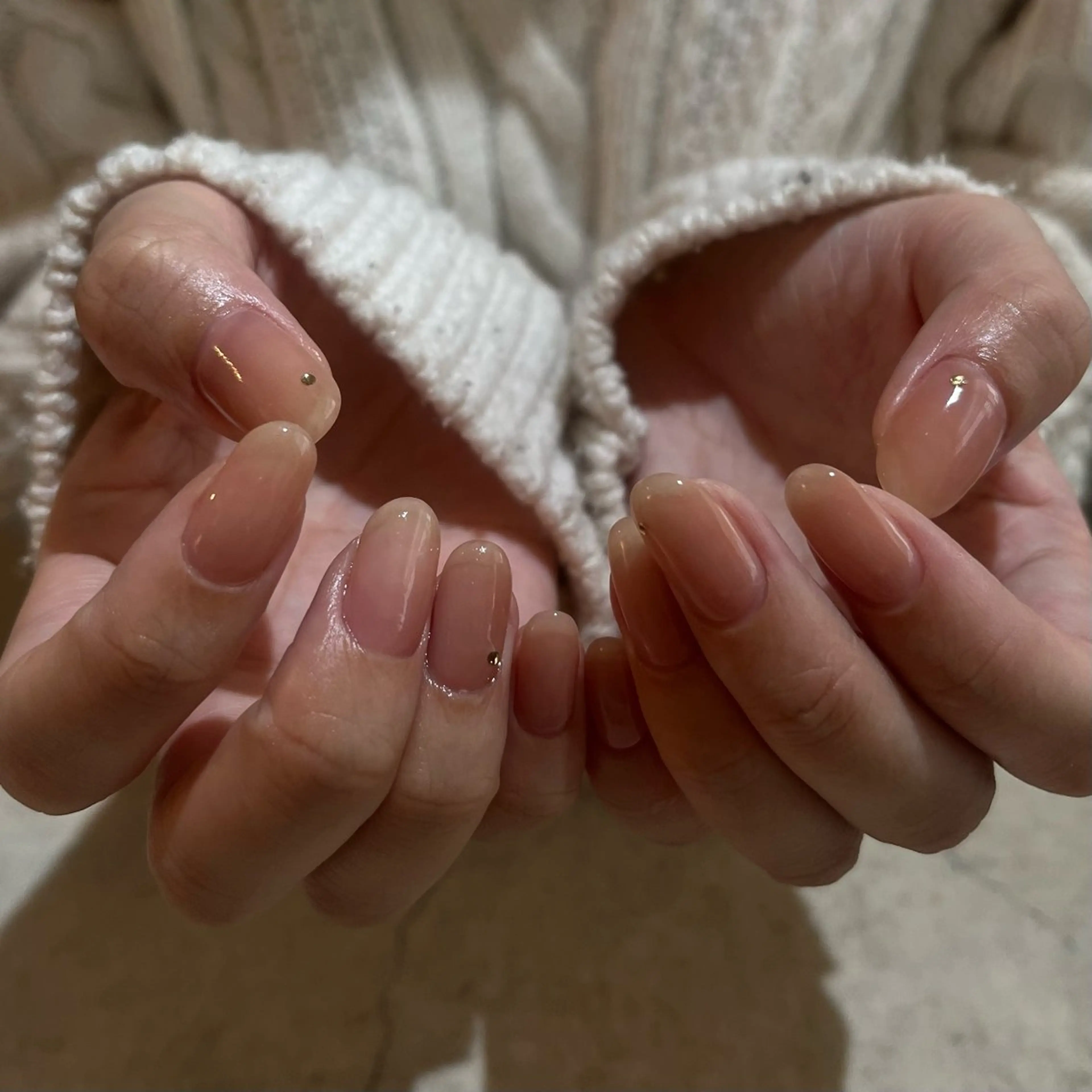 ネイル ストーンネイル ハンドネイル vegh. nail／阿波座のネイルデザイン