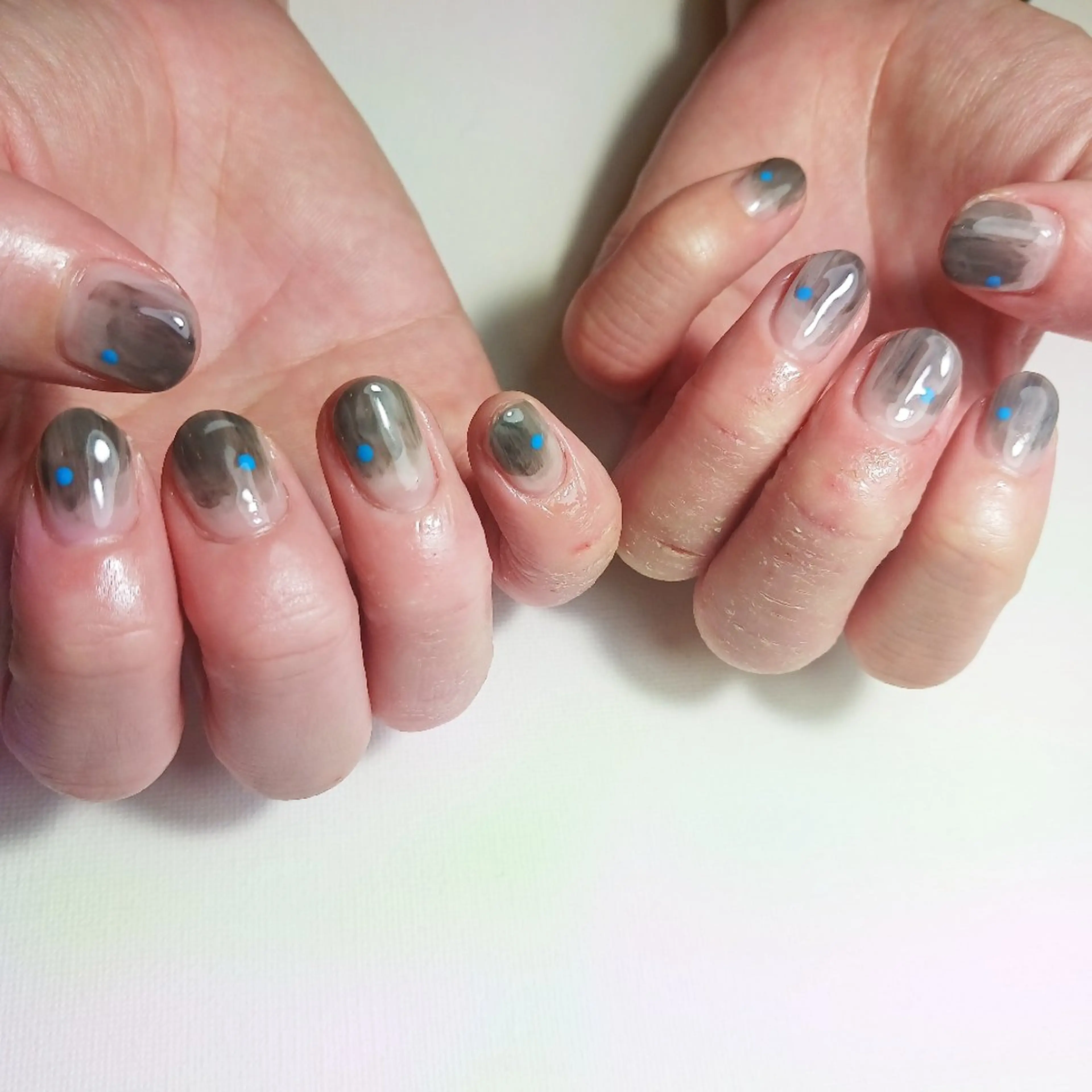 ネイル ジェルネイル 持ち込み ショートネイル ハンドネイル owlnail /持込みデザイン専門のネイルデザイン