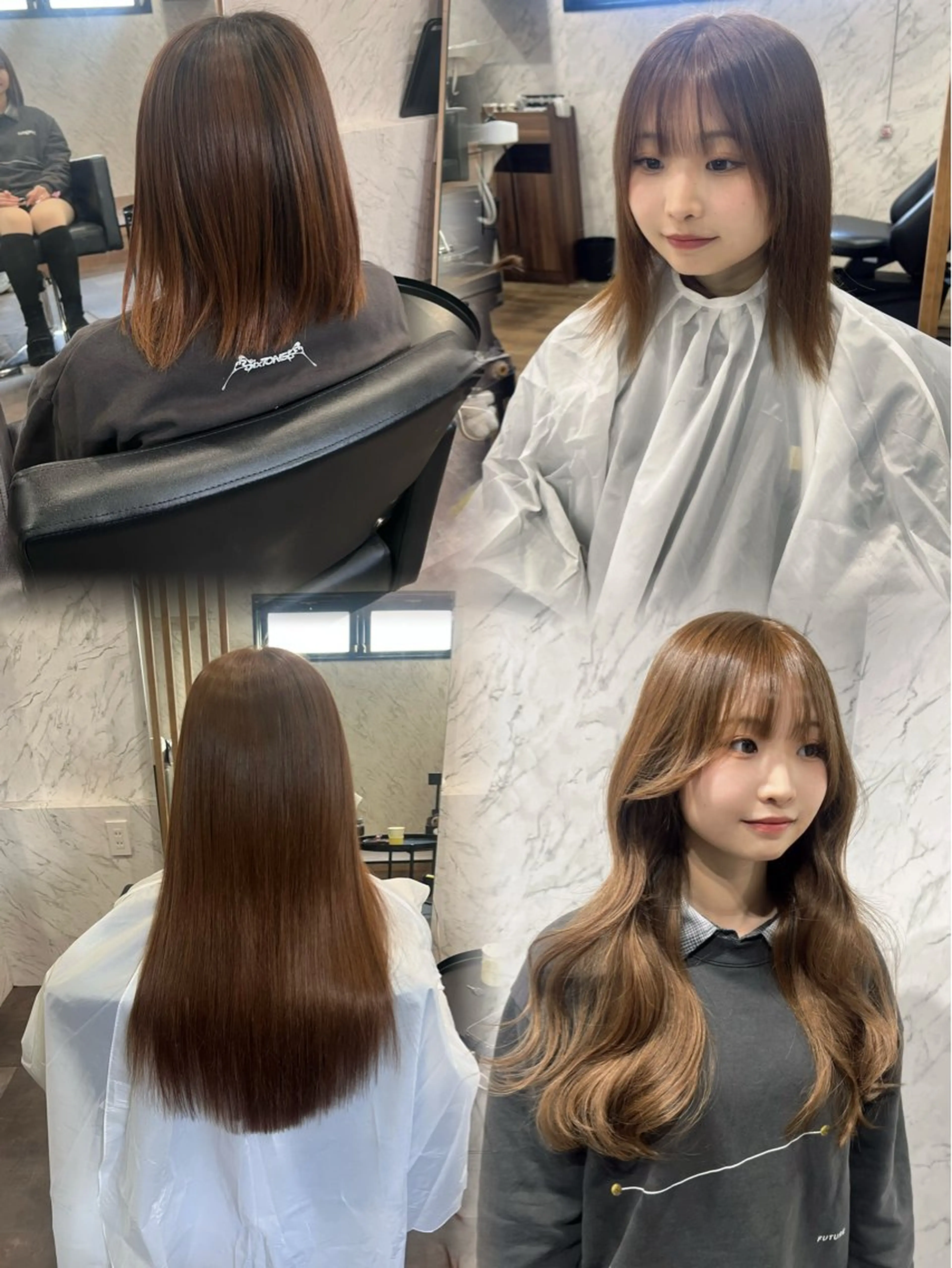 ロング エクステ HONO/韓国 ワンホン大阪エクステのヘアスタイル
