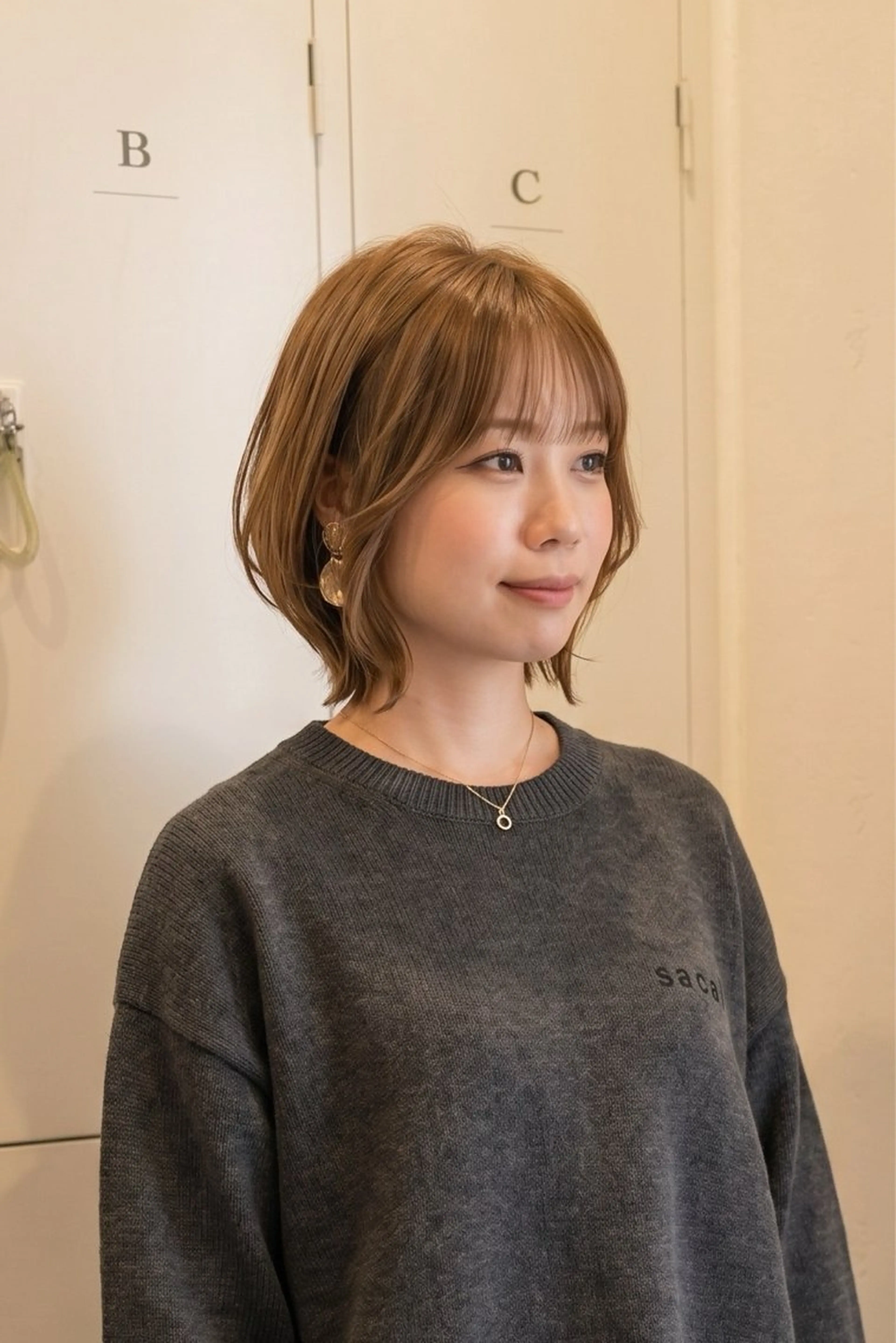 ミディアム tre. 甲子園口店のヘアスタイル
