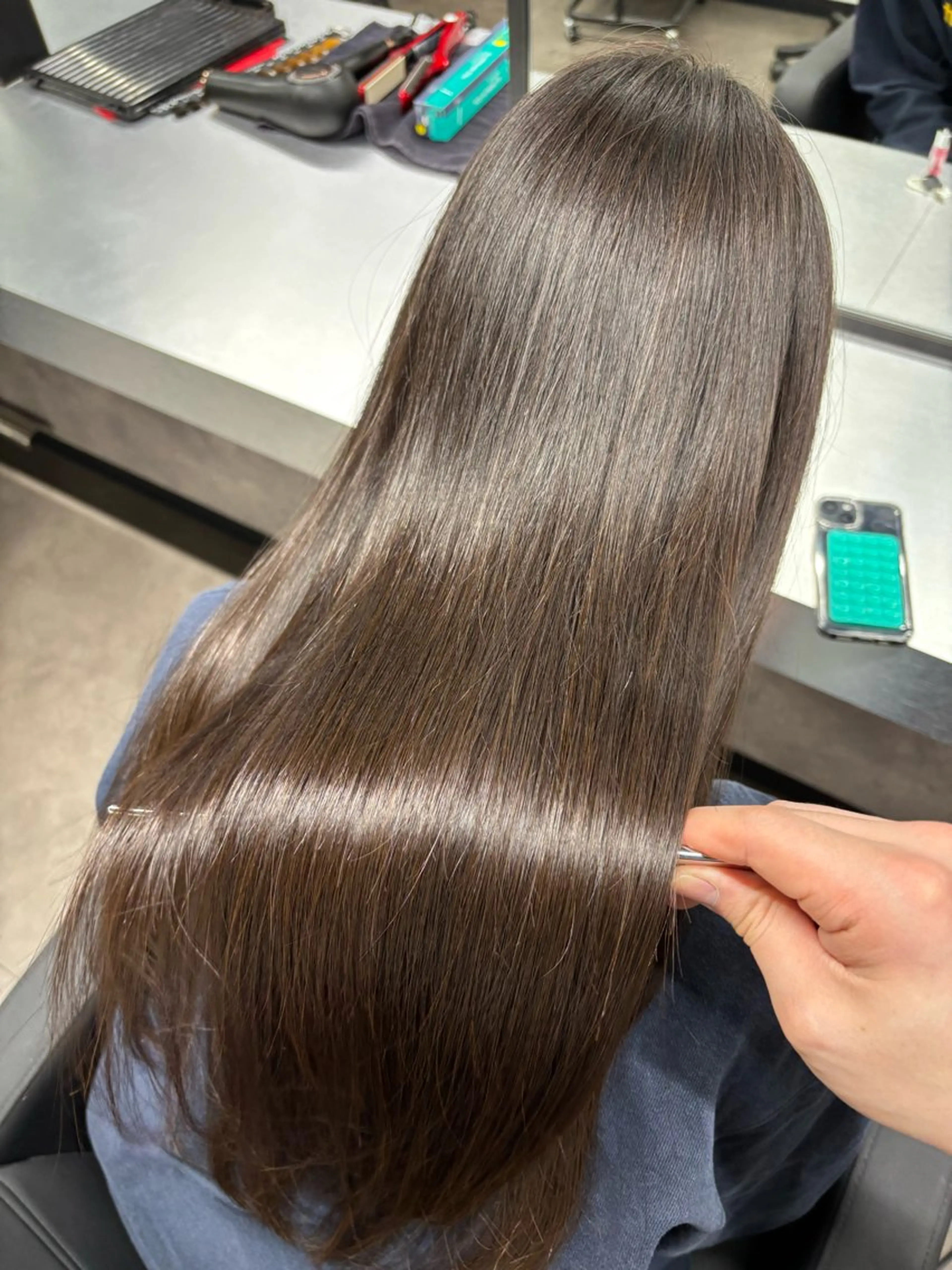 ロング 【美髪/艶縮毛矯正】 ☘️Taketo☘️のヘアスタイル