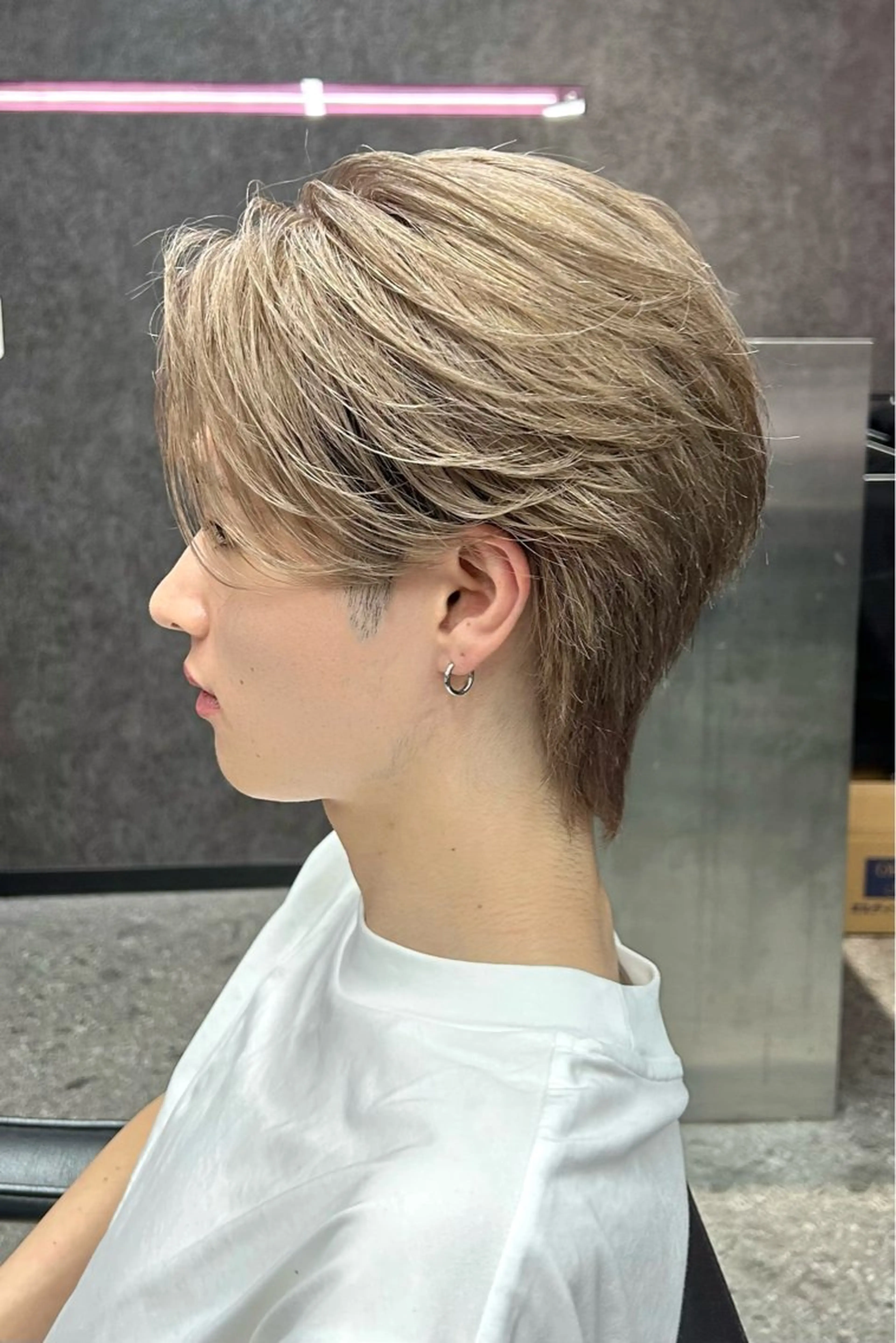 ショート カラー メンズ カット ヘアカラー メンズスタイリスト 前田雄輝のヘアスタイル