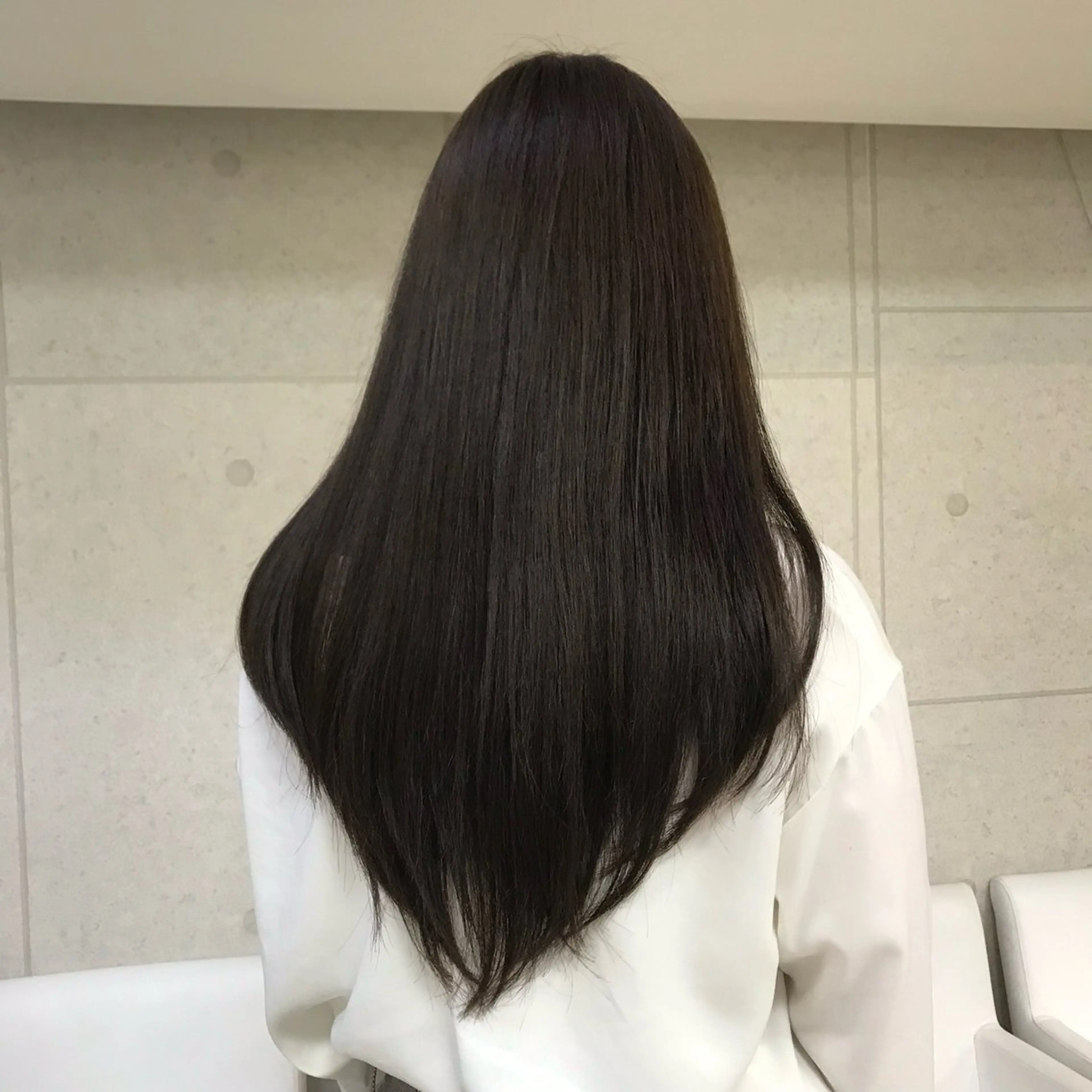 ロング カラー カット ヘアカラー トリートメント 具志 真理子のヘアスタイル