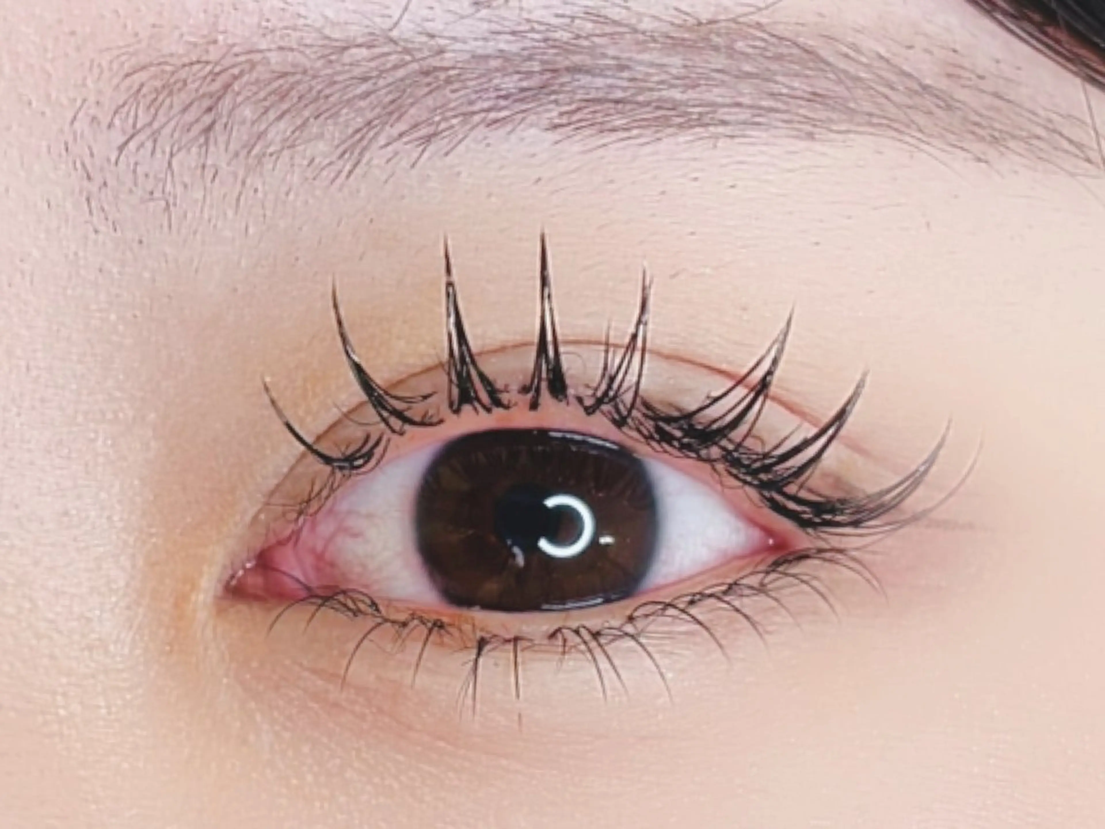 マツエク・マツパ 付け放題 バインドロック 束感まつ毛 フラットラッシュ パリジェンヌラッシュリフト マツエク オーロラ所属・AURORA RINAのマツエク・マツパデザイン