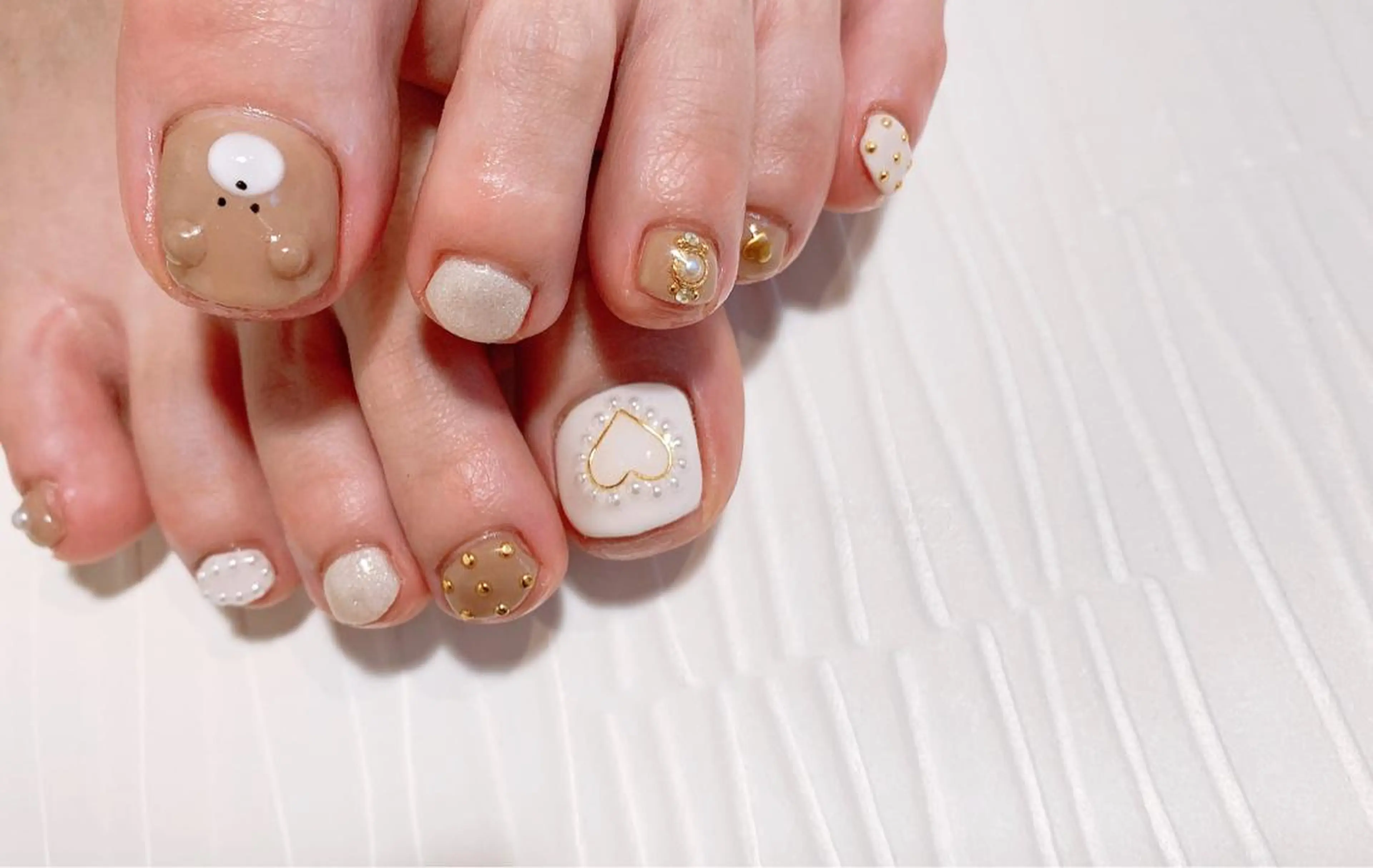 ネイル フットネイル charmant nailのネイルデザイン