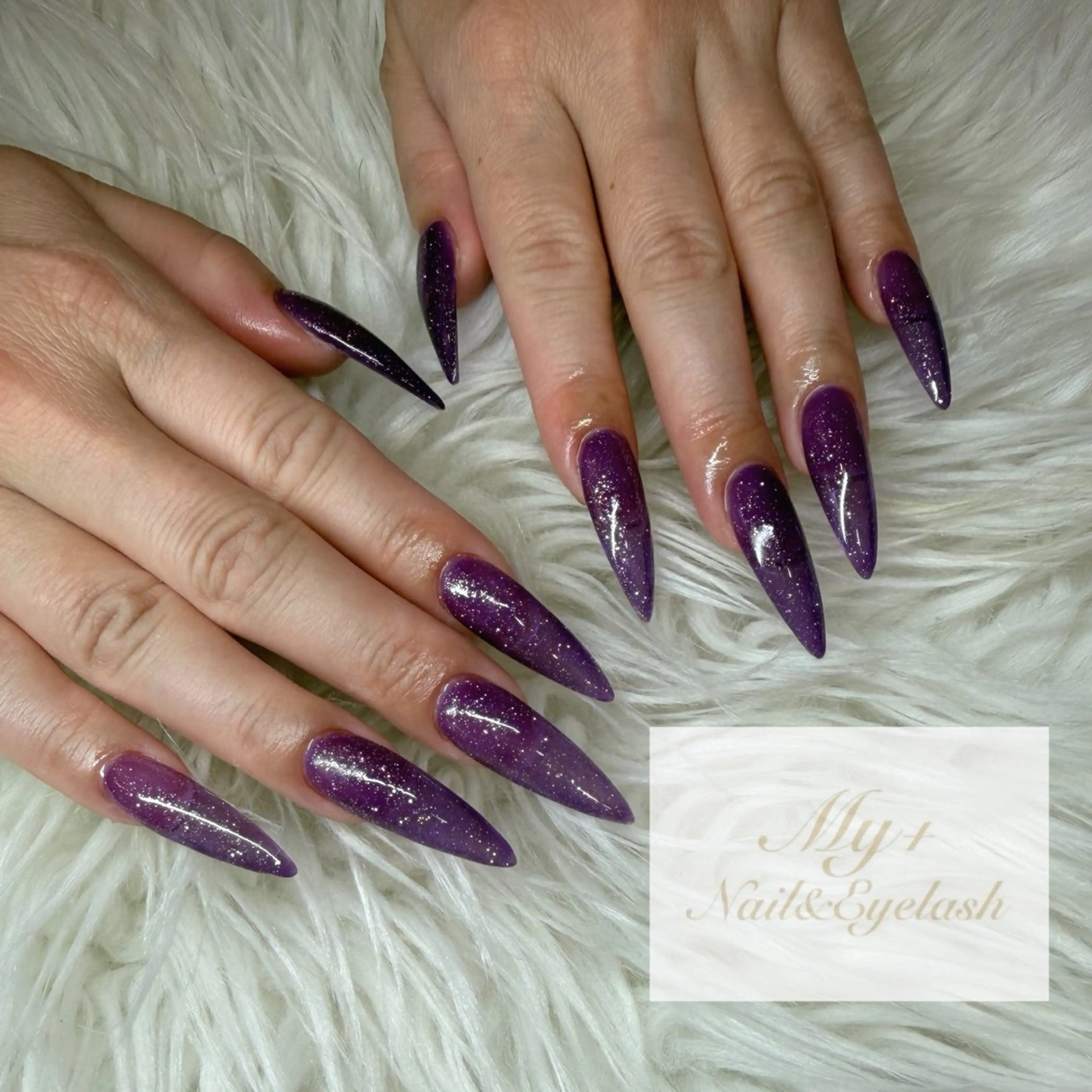 ロング ハンドネイル My+ Yukaのネイルデザイン