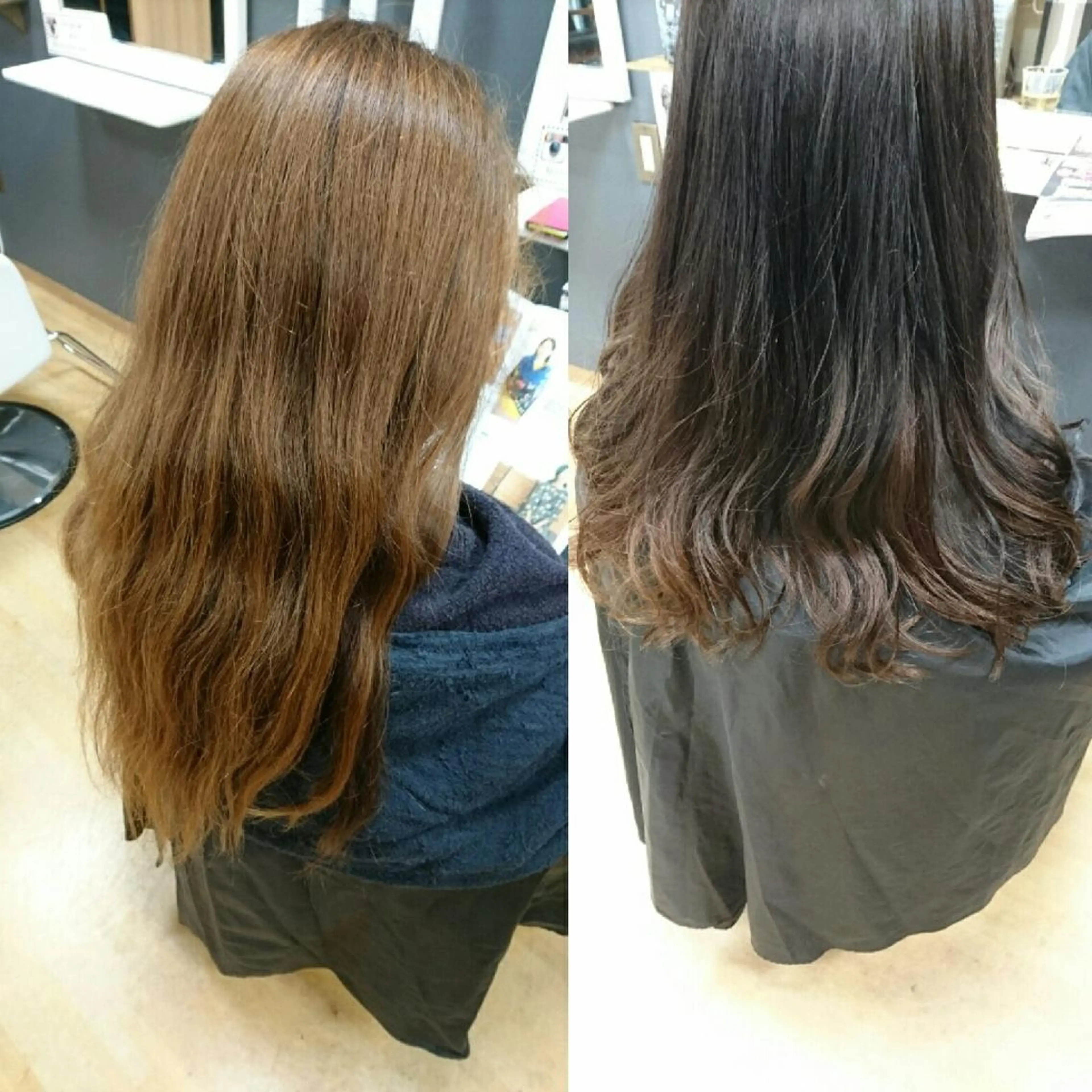 ロング カラー 岩崎 秀之のヘアスタイル