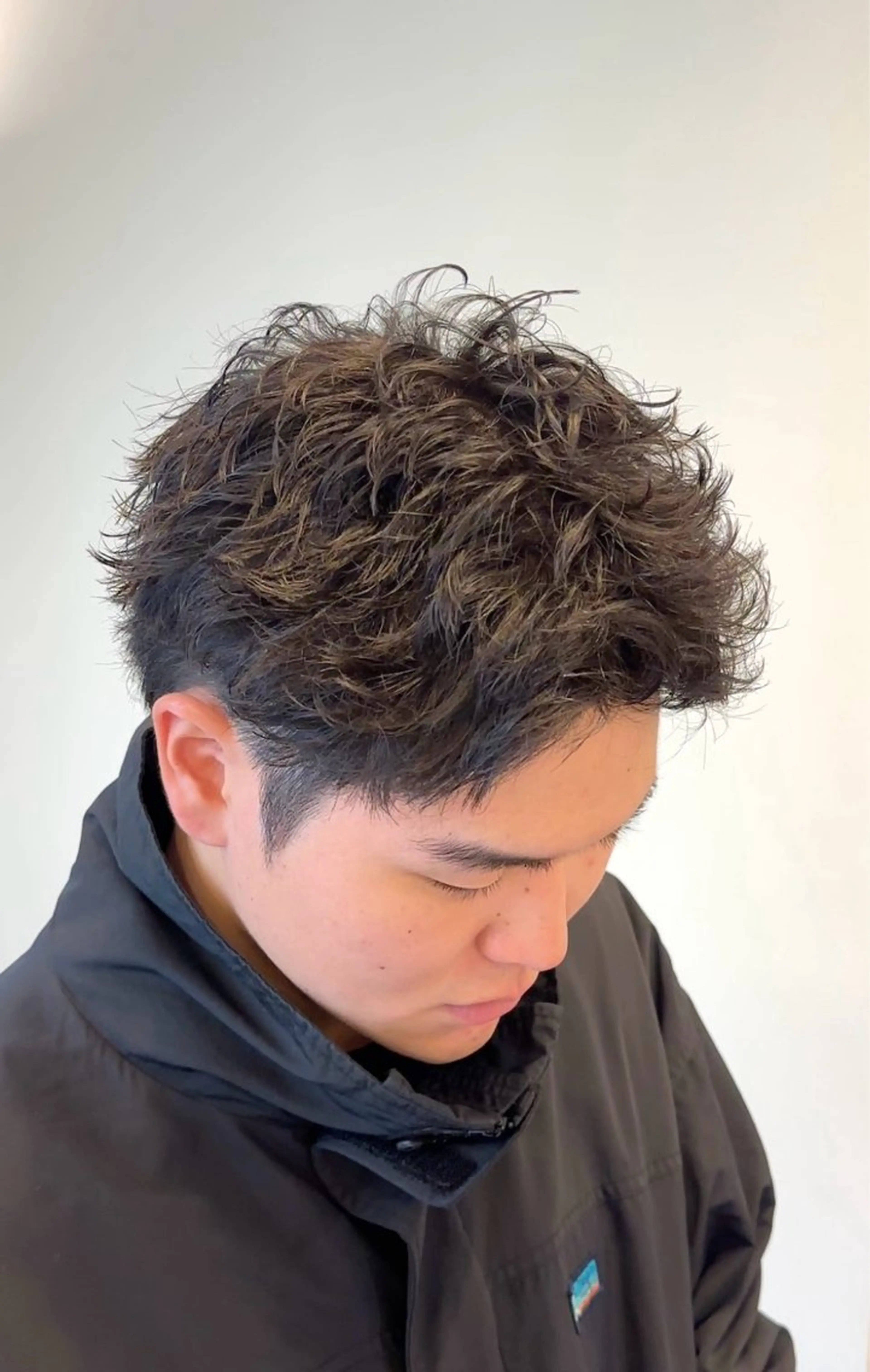 パーマ メンズ メンズパーマ カット パーマ RITZ 小平颯真のヘアスタイル