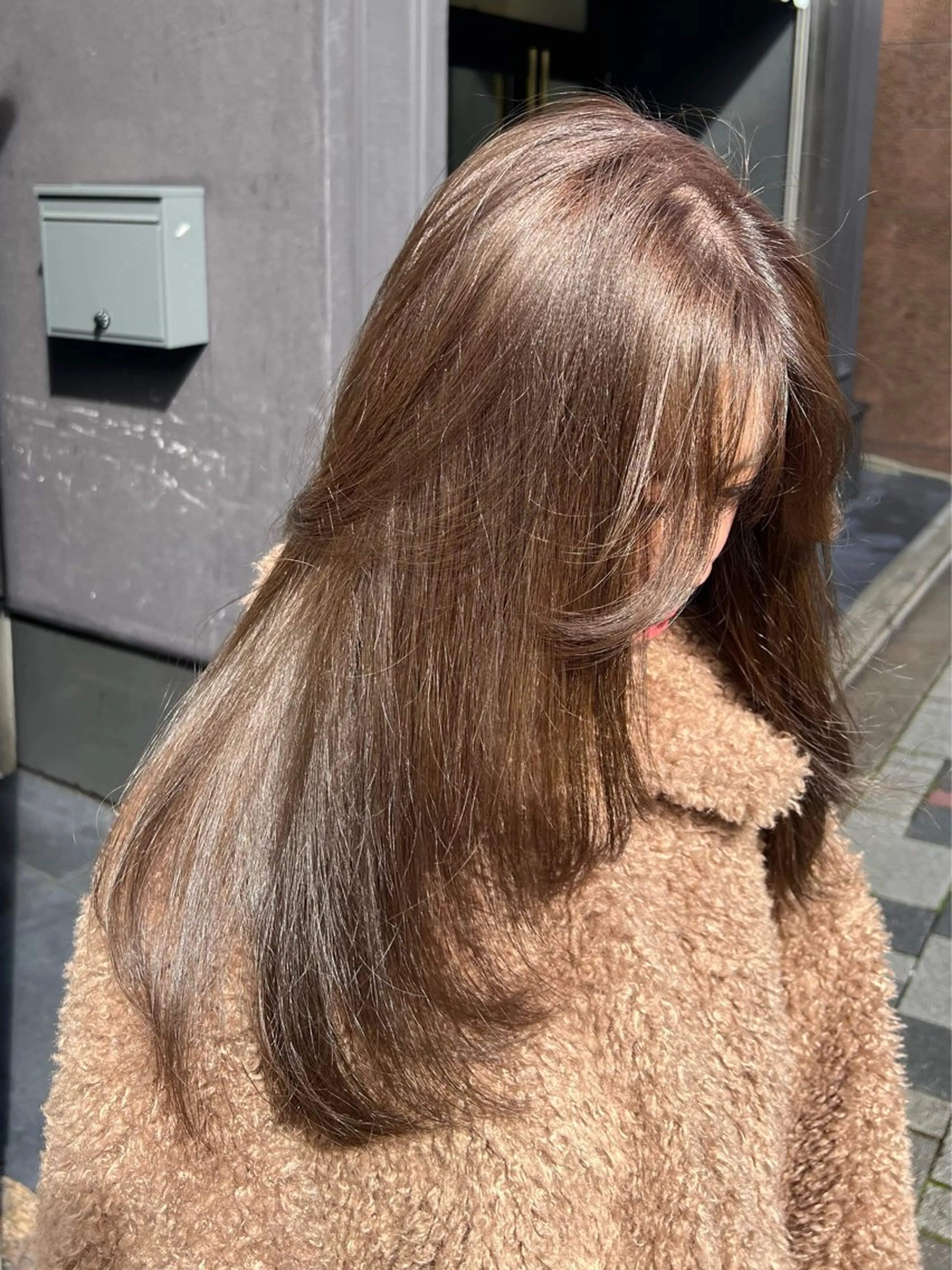 ロング 🚨メンズ曲がる 縮毛矯正りおん🚨のヘアスタイル