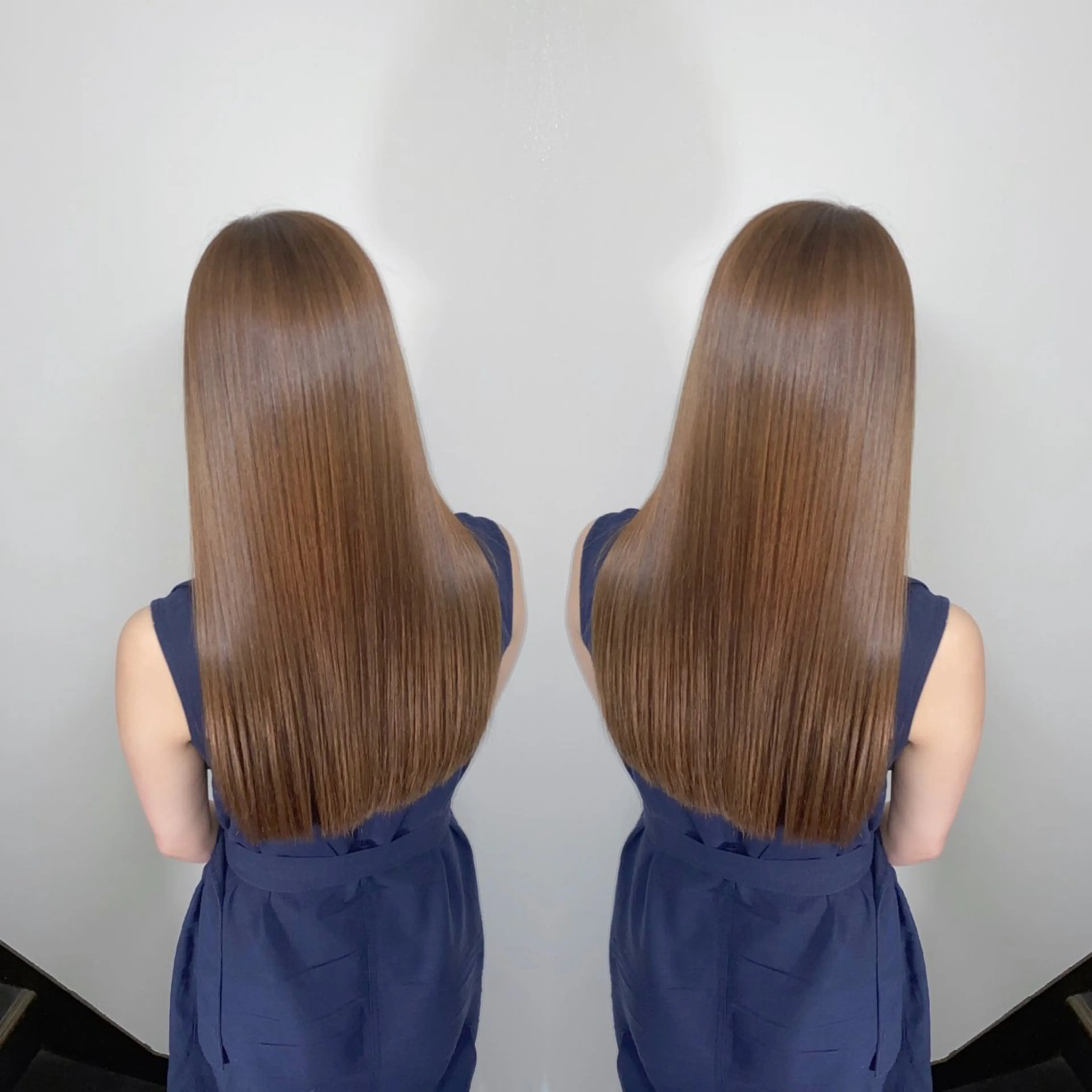 ロング 縮毛矯正 トリートメント 美髪ストレート/美髪 レイヤー特化増原優斗のヘアスタイル