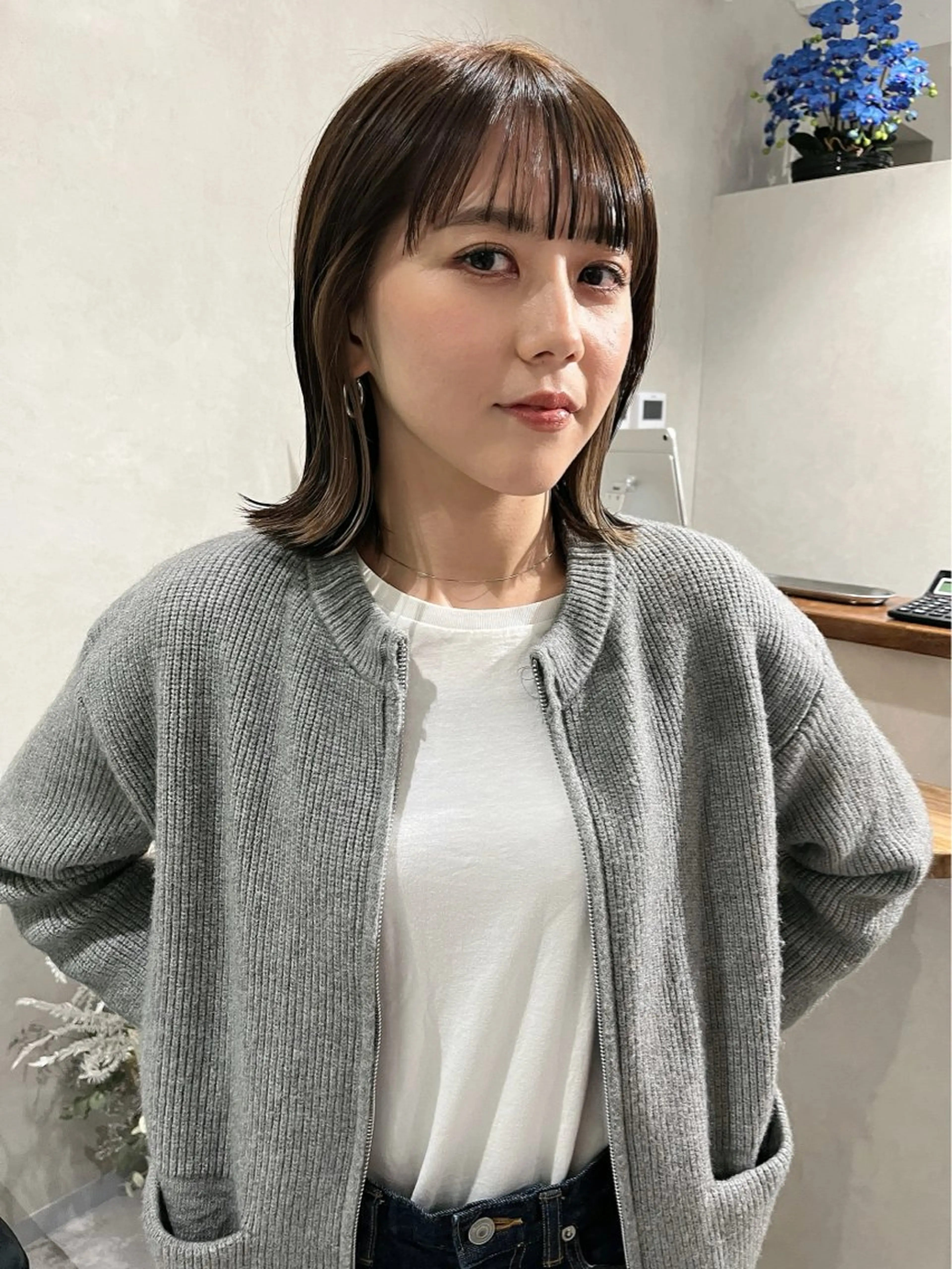 ショート ヘアカラー トリートメント Yurina 💖透明感カラー💖のヘアスタイル