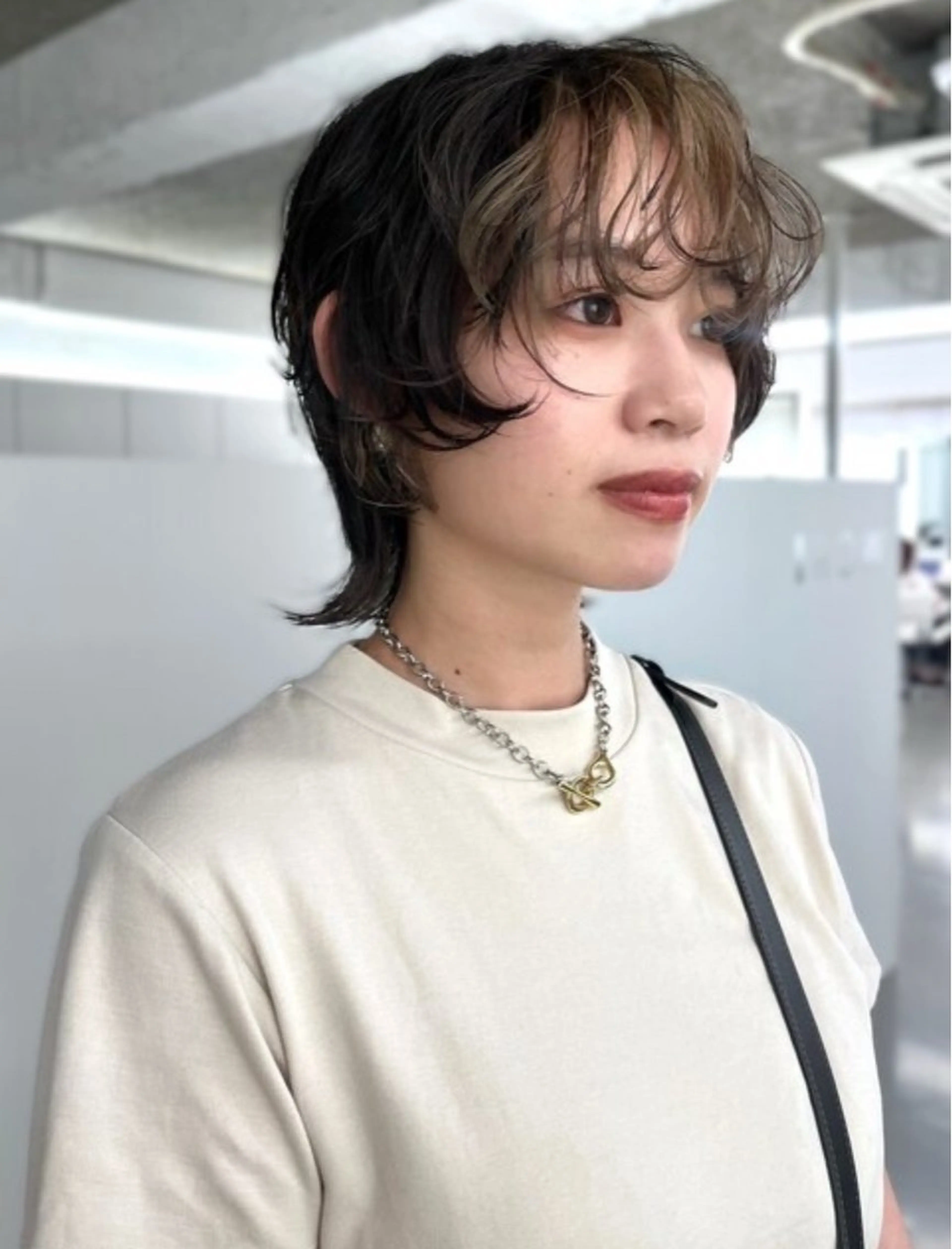 ミディアム カット ヘアカラー トリートメント ヘッドスパ canoe岡山高柳 /愛葉まゆなのヘアスタイル