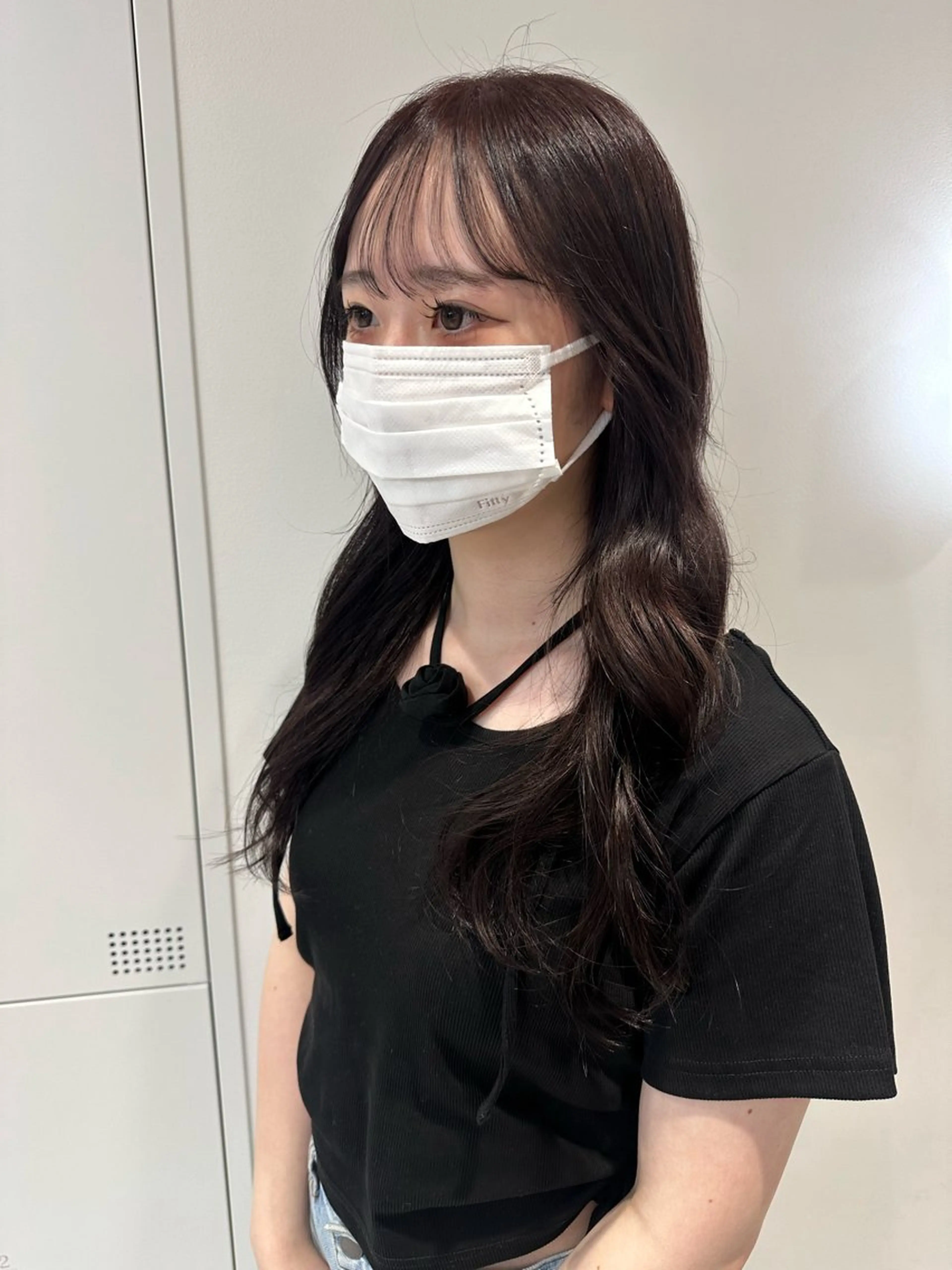 ロング カラー ブリーチ ディープラベンダー ラベンダーカラー トリートメント マイ /暖色カラーのヘアスタイル