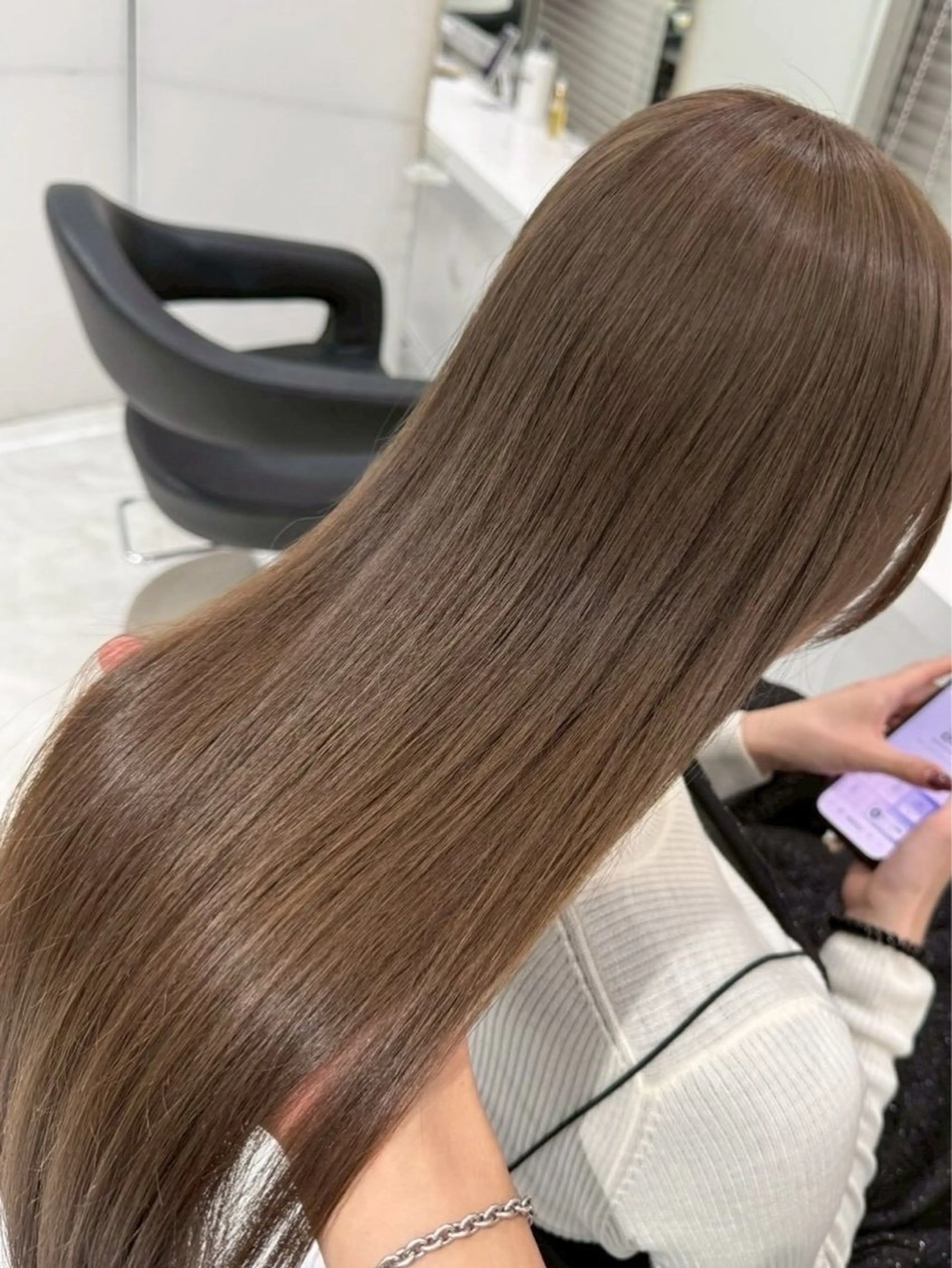 ロング カラー ヘアアレンジ 🦋艶出しワンカラー 🦋MASAKIのヘアスタイル