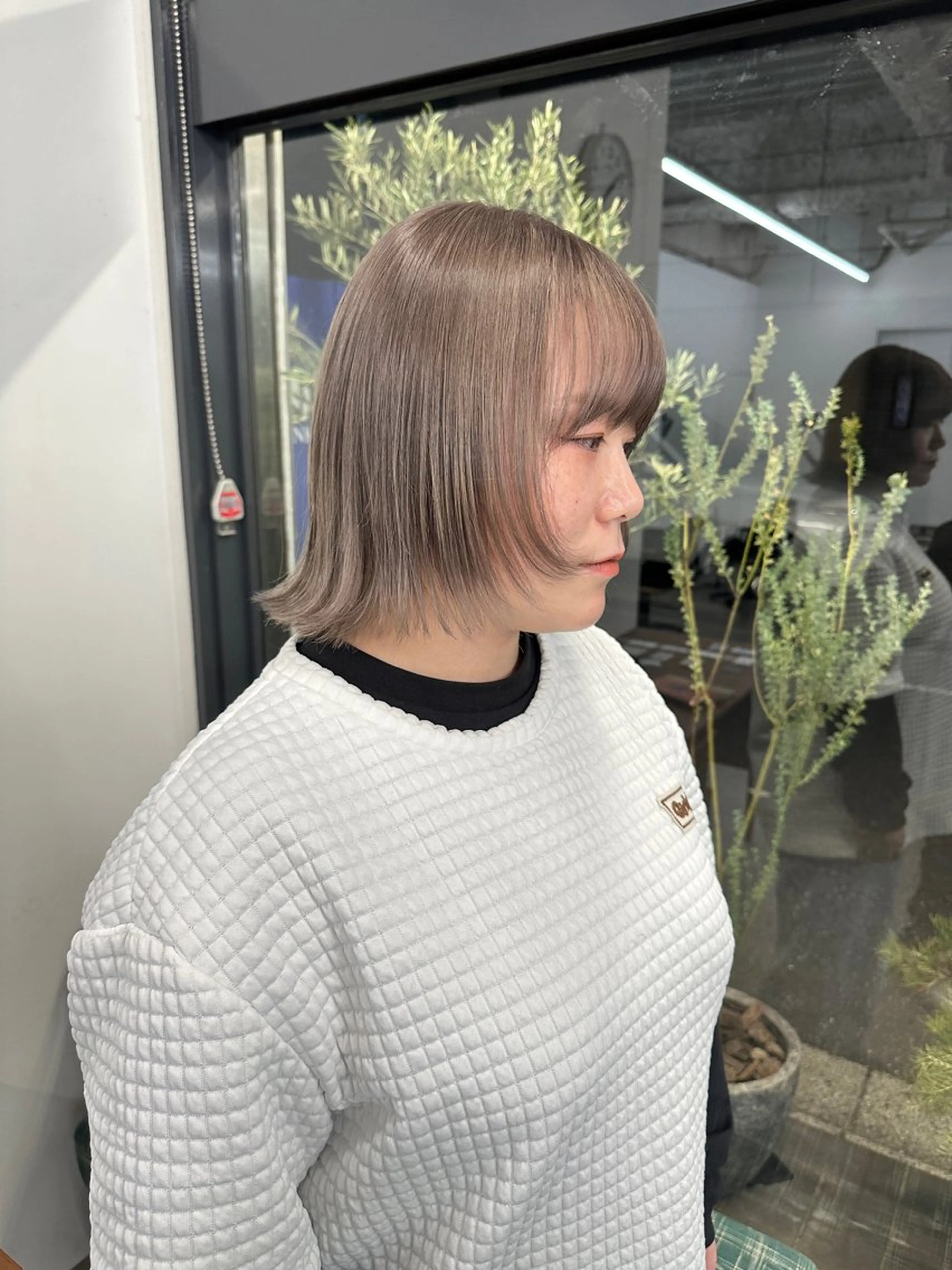 カラー グレージュ ヘアカラー ダブルカラー 大募集中❣️ あいりのヘアスタイル