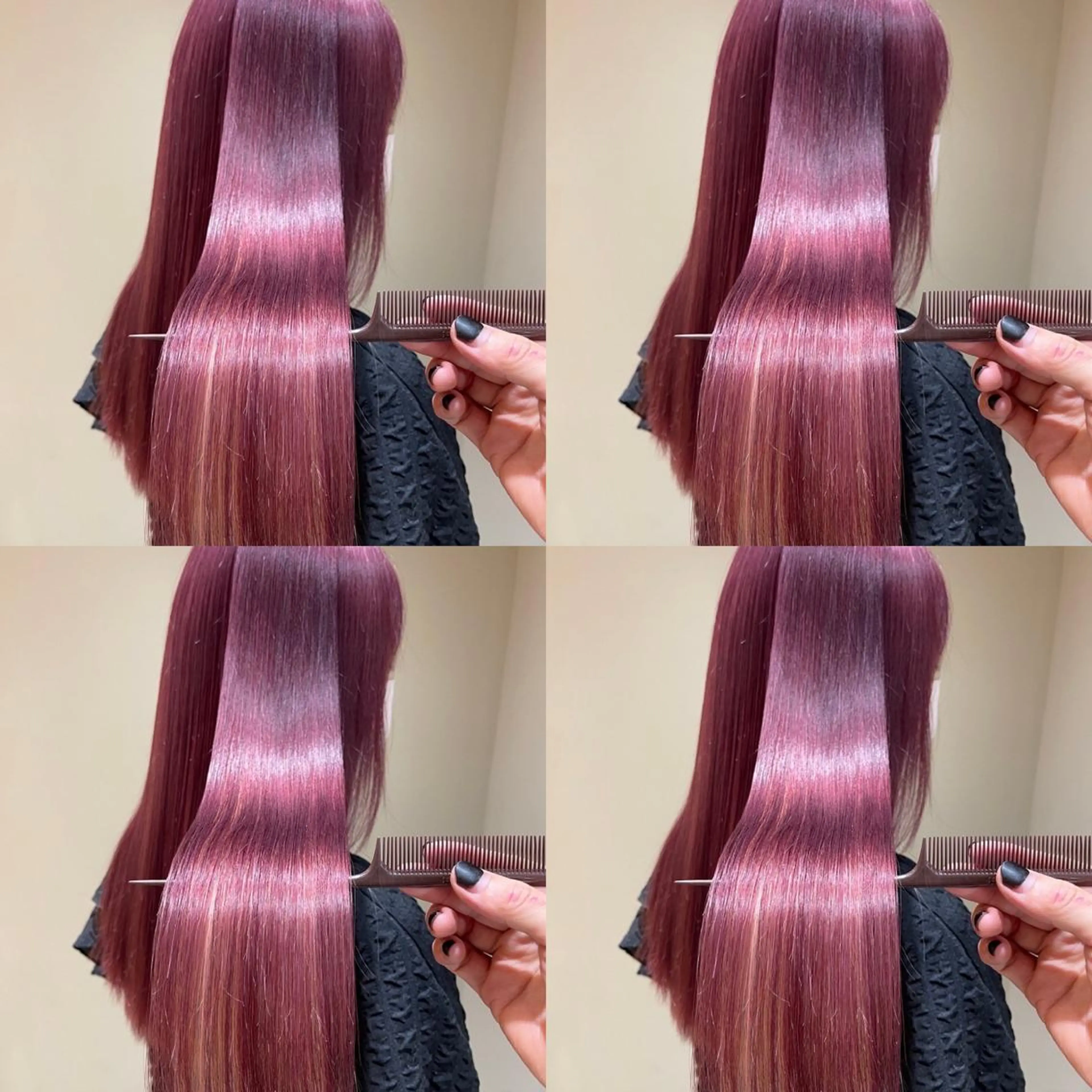 ロング 縮毛矯正 トリートメント 【溝の口の艶髪の神様 】田仲雄大のヘアスタイル