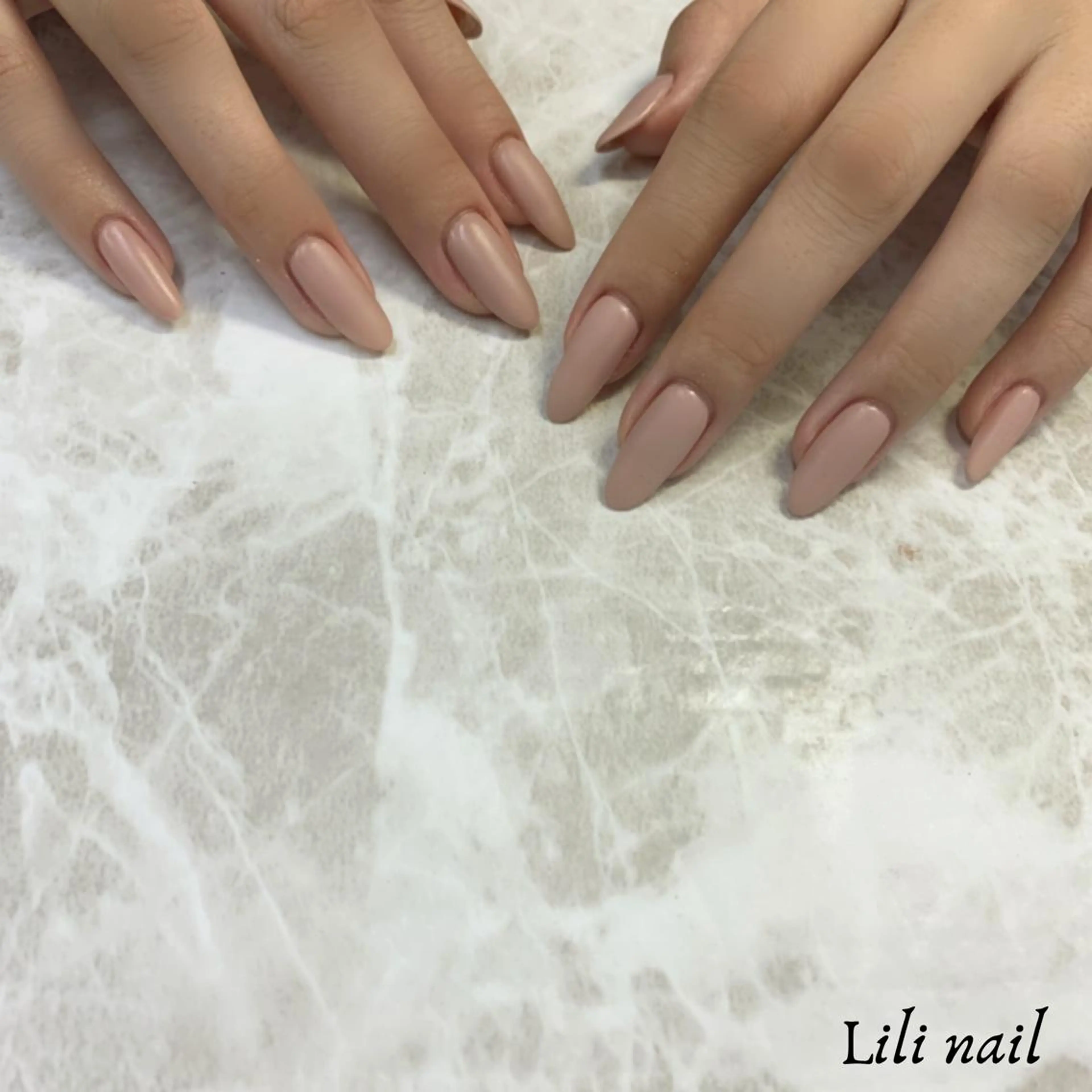 ネイル マットネイル ハンドネイル Lilibeauty salonのネイルデザイン