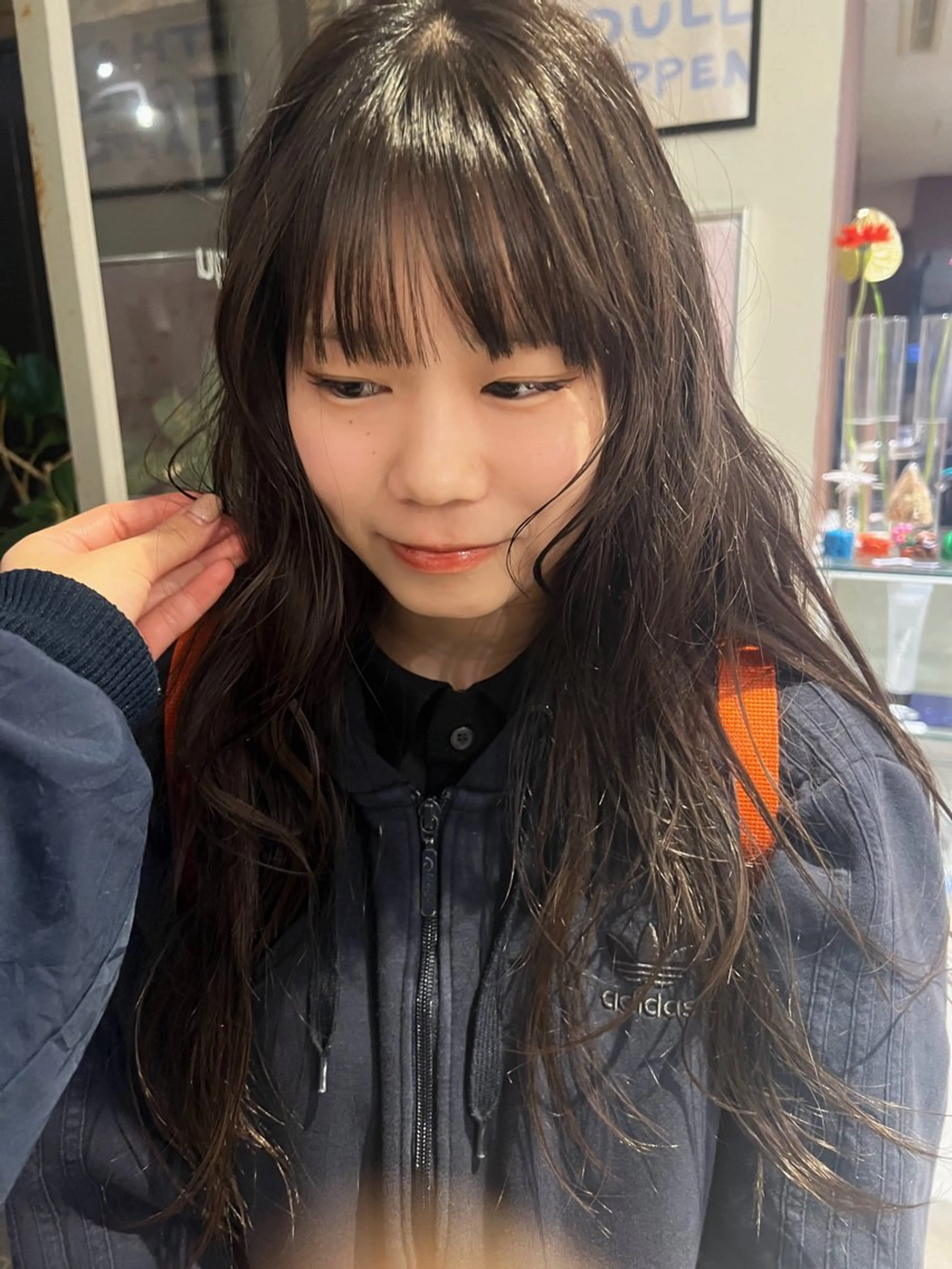 カラー グレージュ 南部 綾音のヘアスタイル