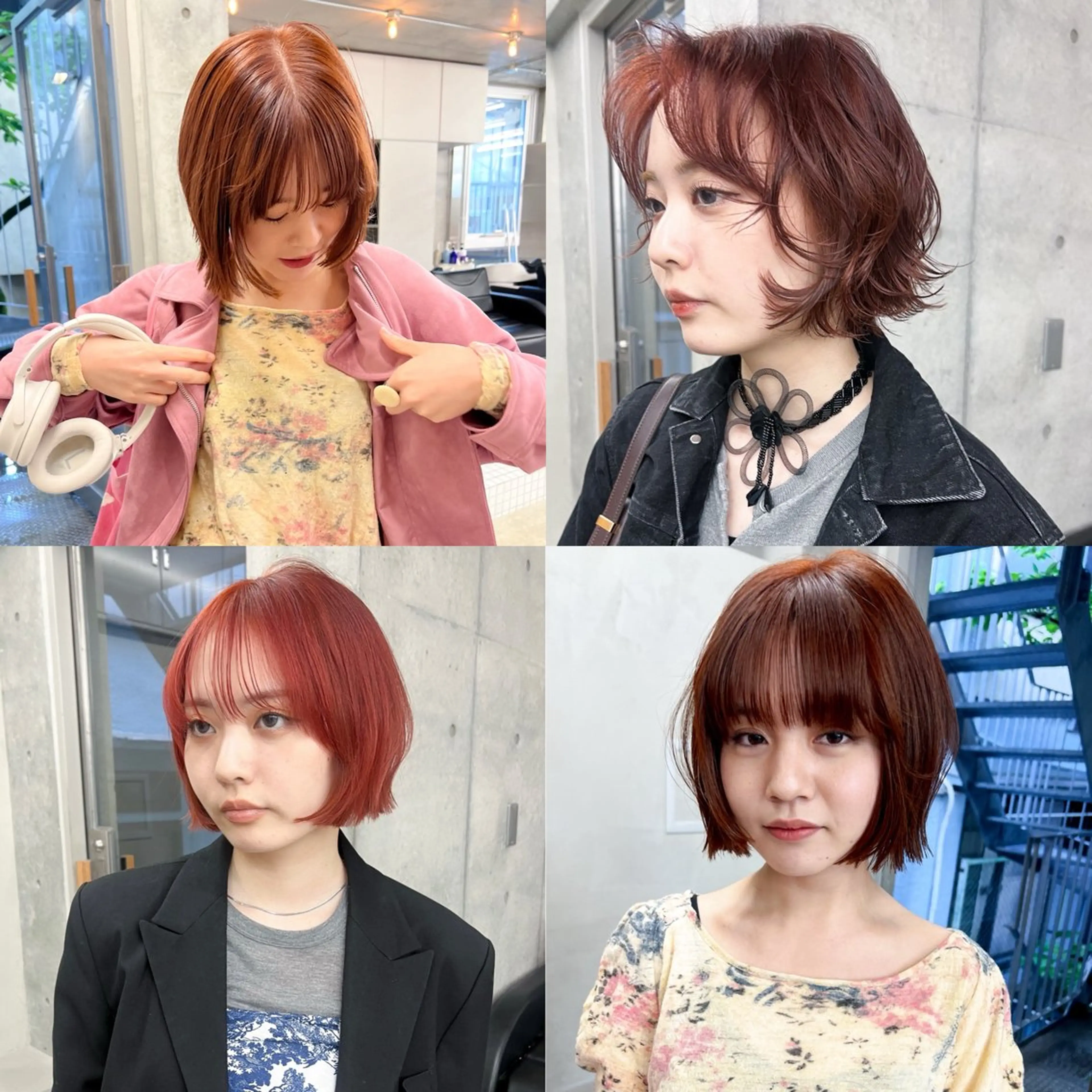 ショート カラー ヘアカラー トリートメント ボブ/パーマ 🐕‍🦺Nagiのヘアスタイル