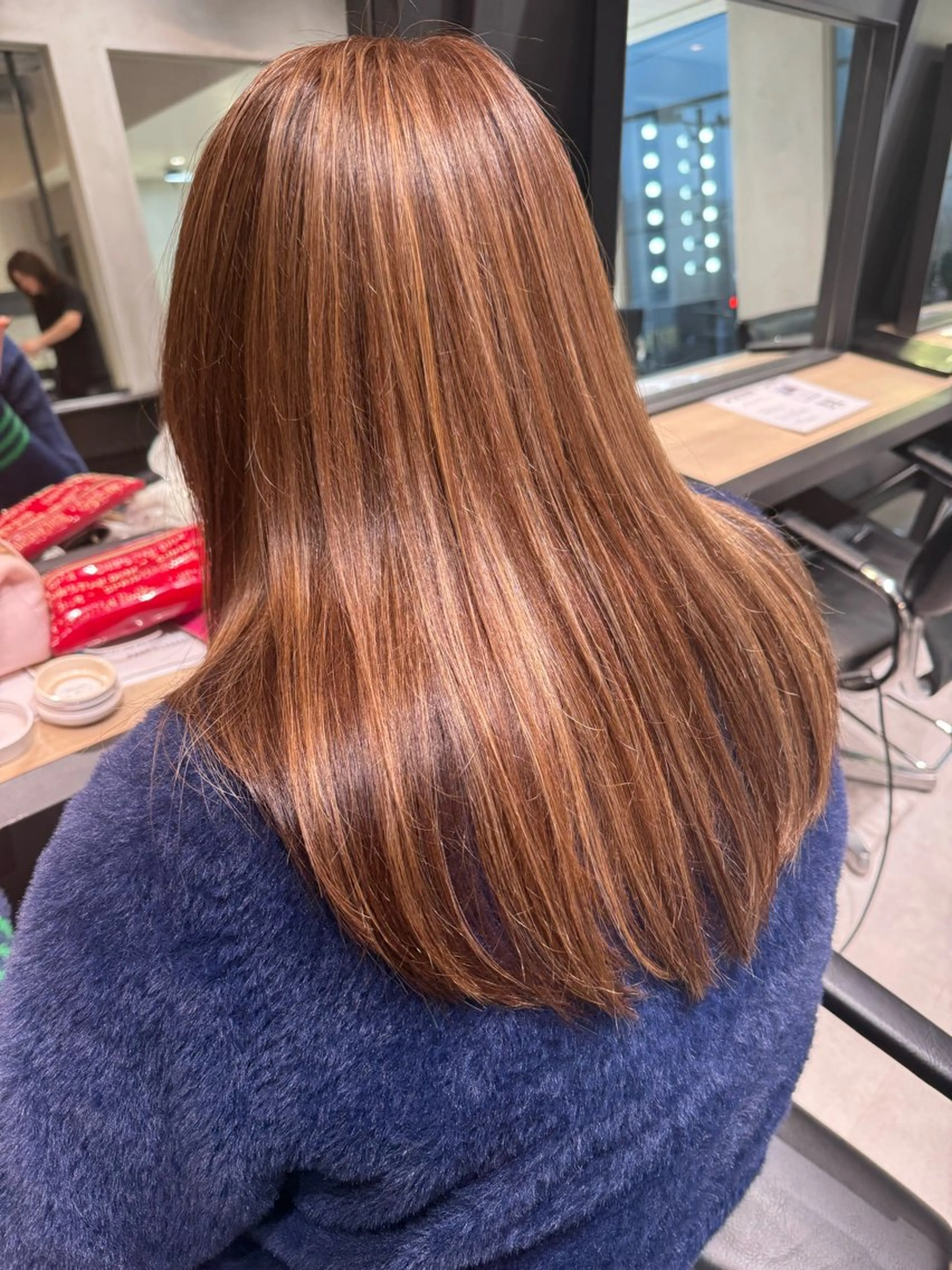 ロング カラー ハイライトカラー ハイライト wool TOKYO けいご[ブリーチ]のヘアスタイル