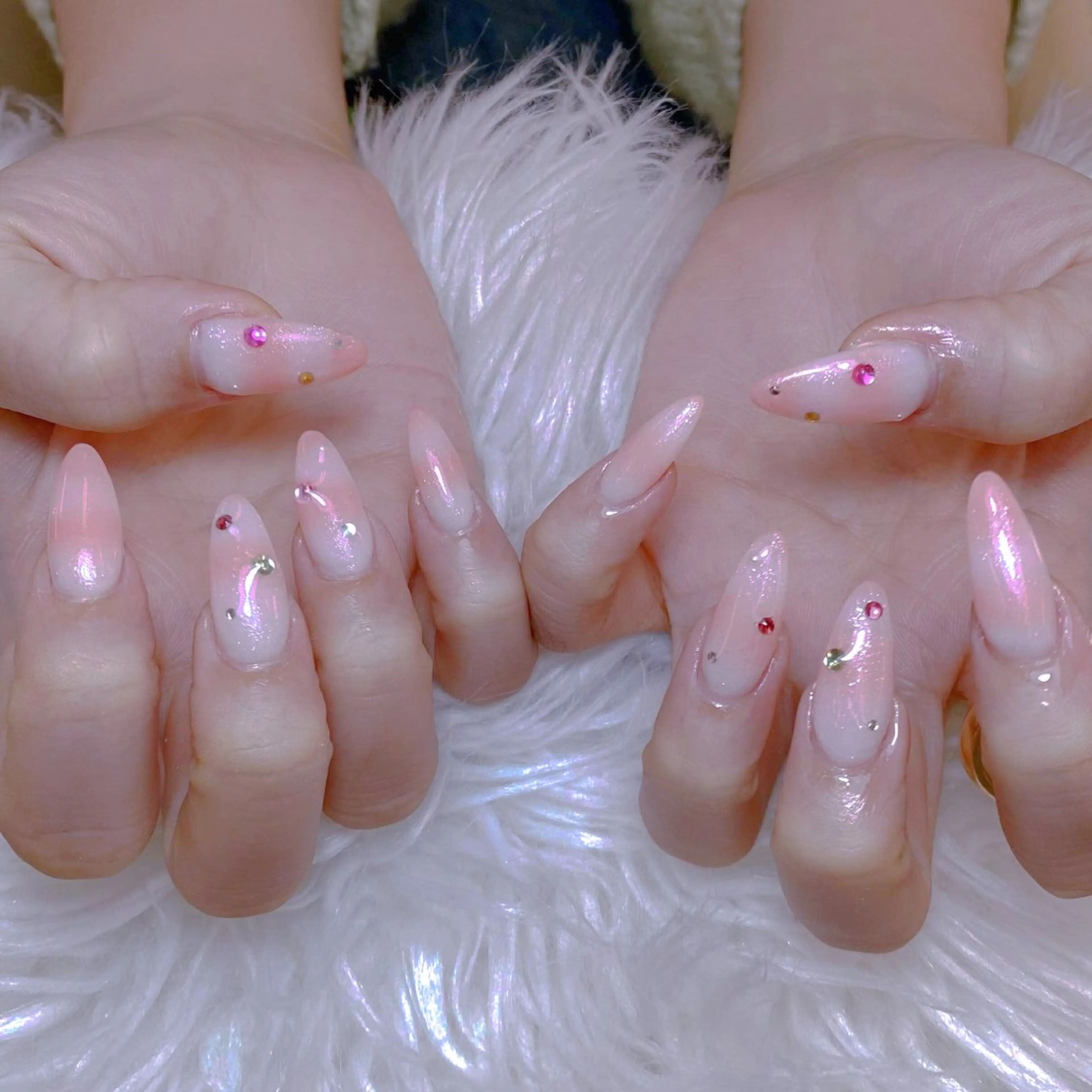 ネイル ハンドネイル ANH ゴテゴテネイルのネイルデザイン