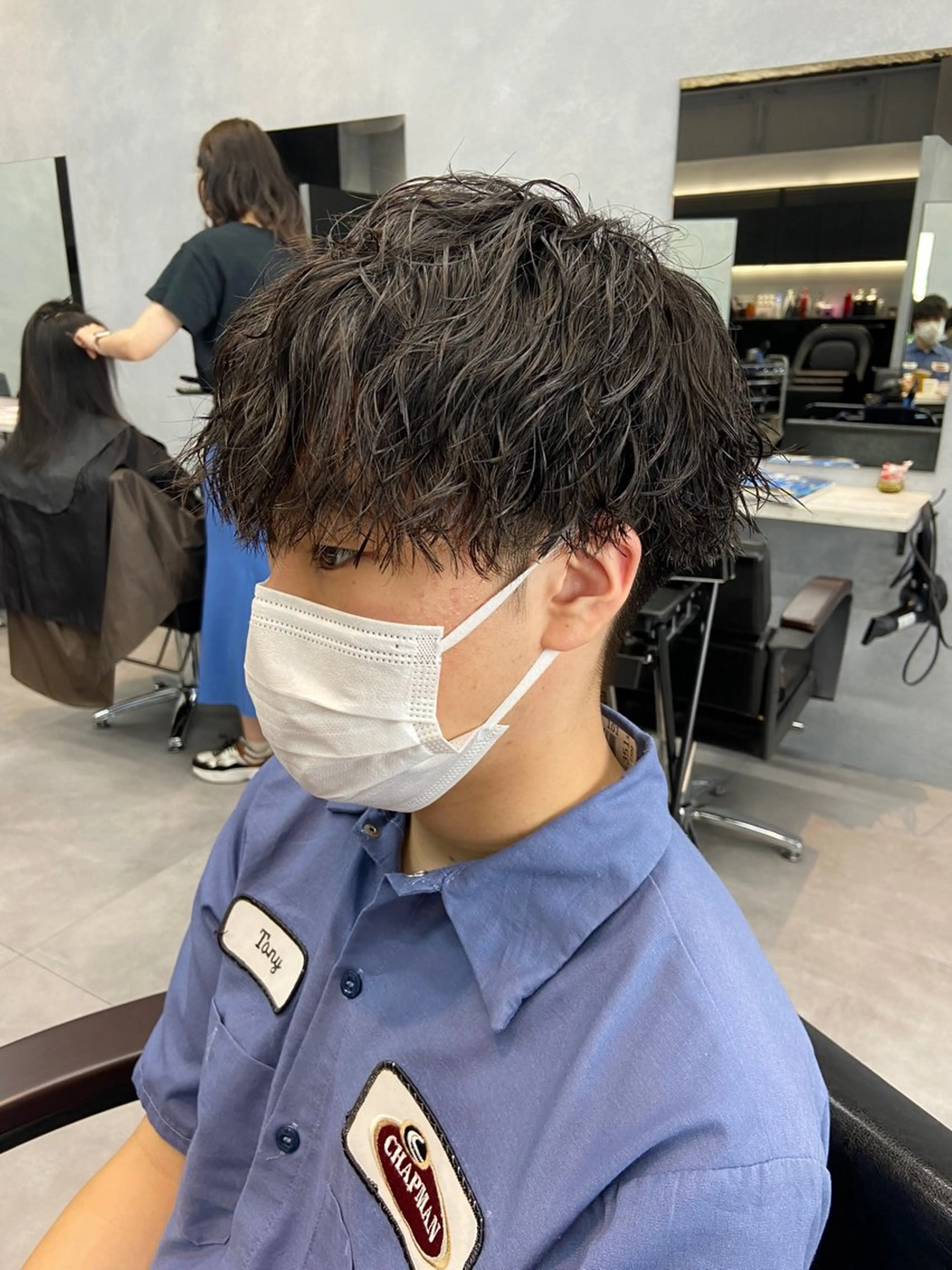 【メンズ限定】メンズカット✂️ツイストスパイラルパーマ🌪 #メンズウルフの写真