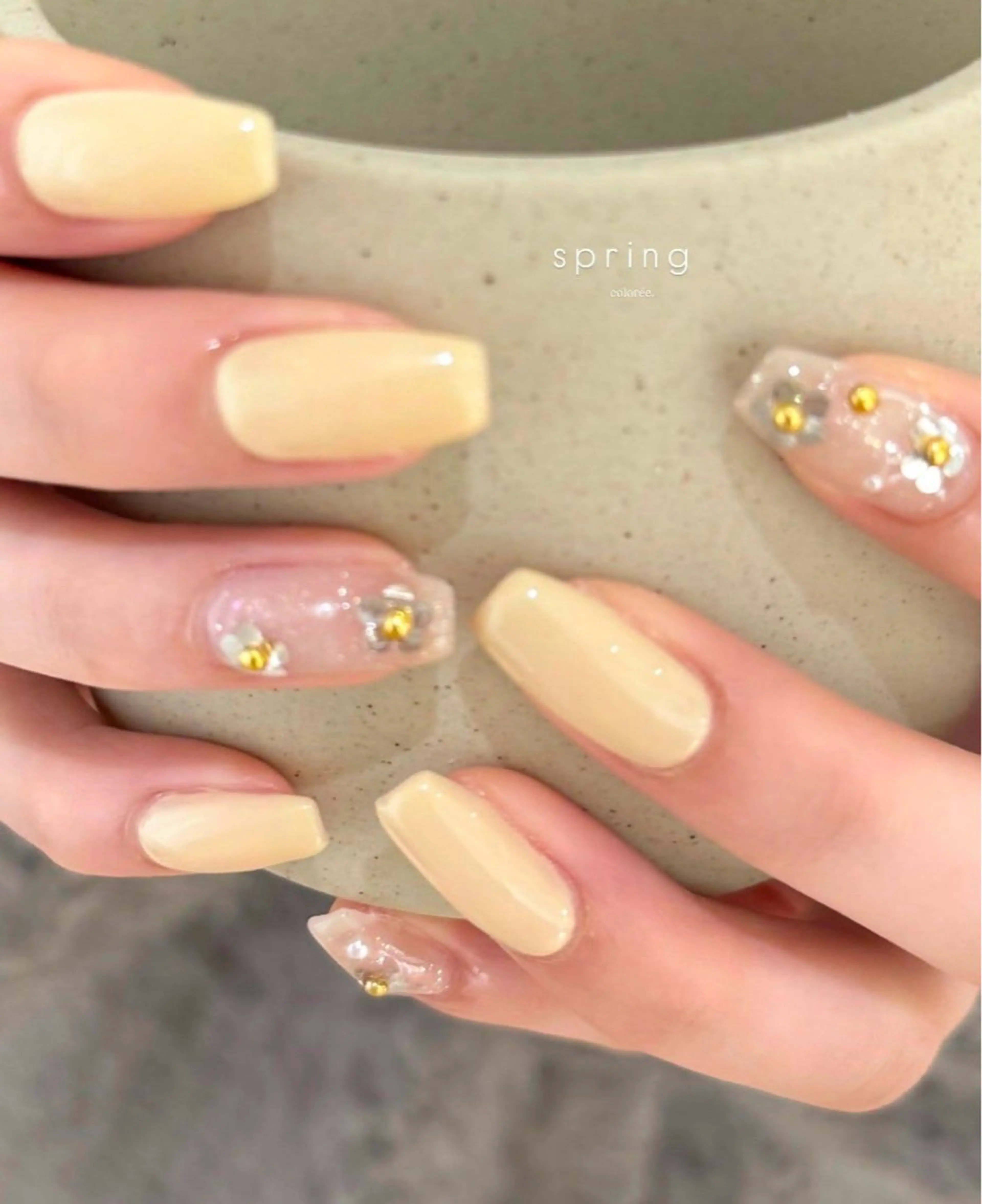 ネイル 韓国ネイル 持ち込み ニュアンスネイル ネイルチップ 冬ネイル LISA ANA.CHUOのネイルデザイン