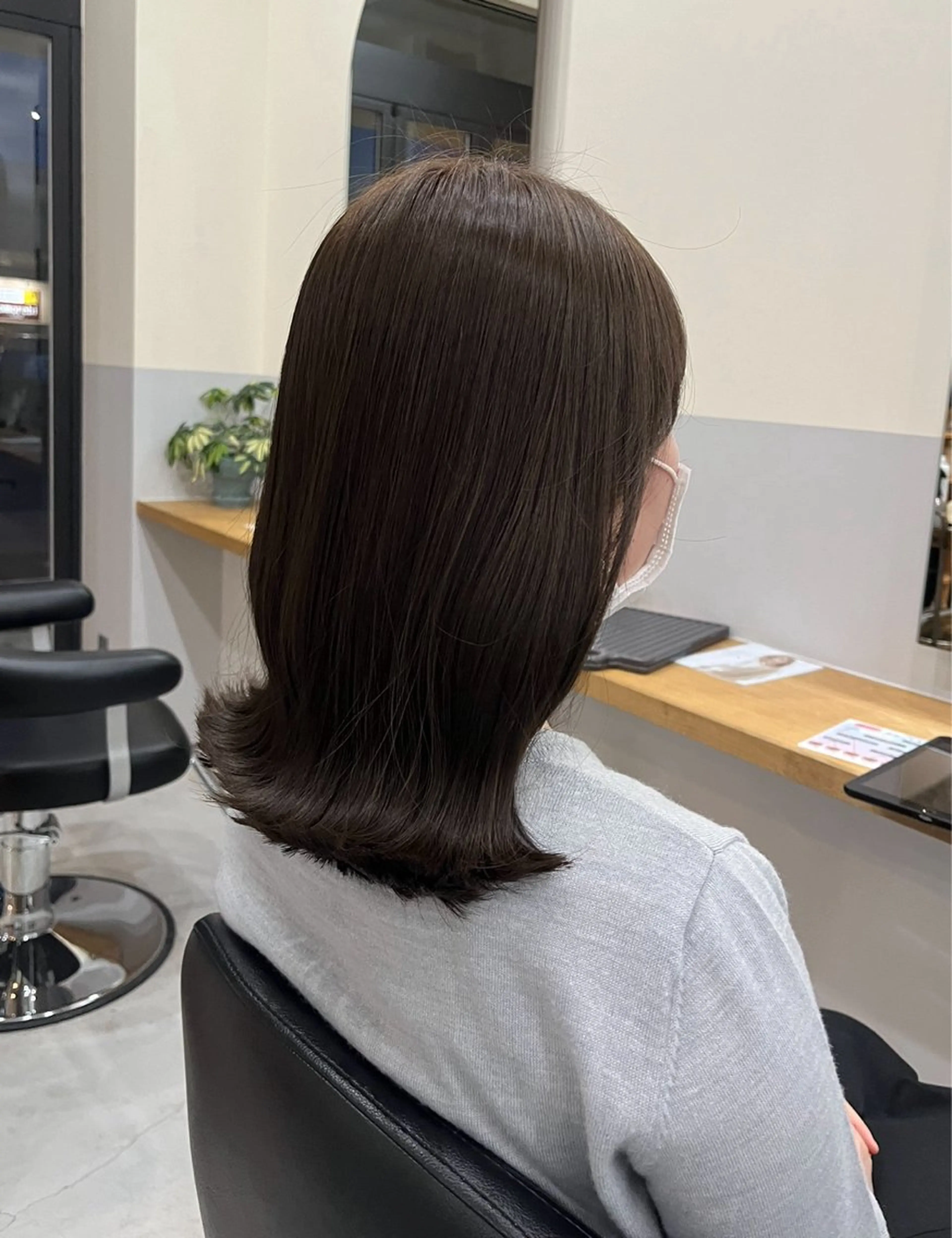 ミディアム 神谷 夏帆のヘアスタイル