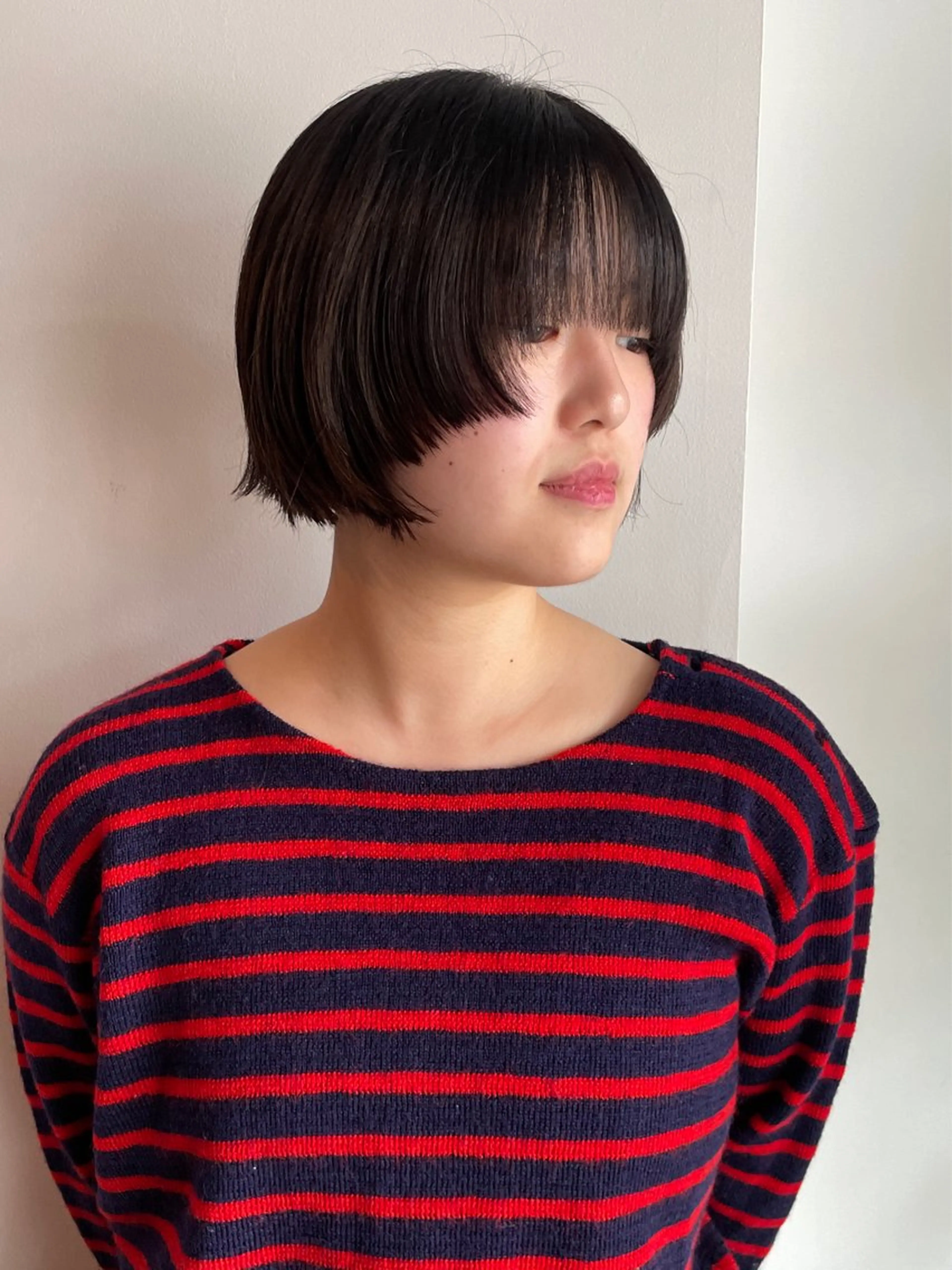 ショート 顔周りカット カット 堀籠 あかりのヘアスタイル