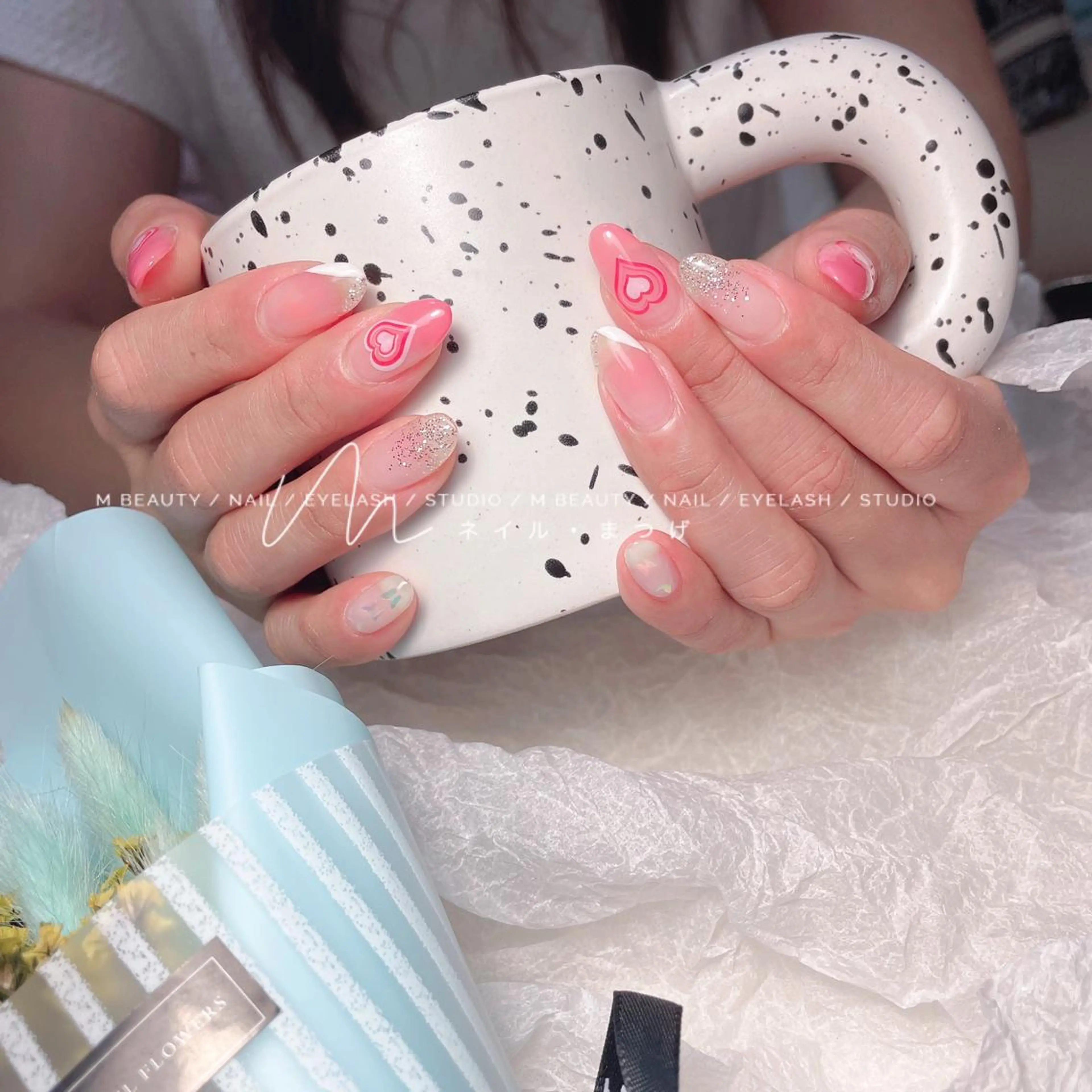 ネイル M🌷nail 長さだし専門店のネイルデザイン