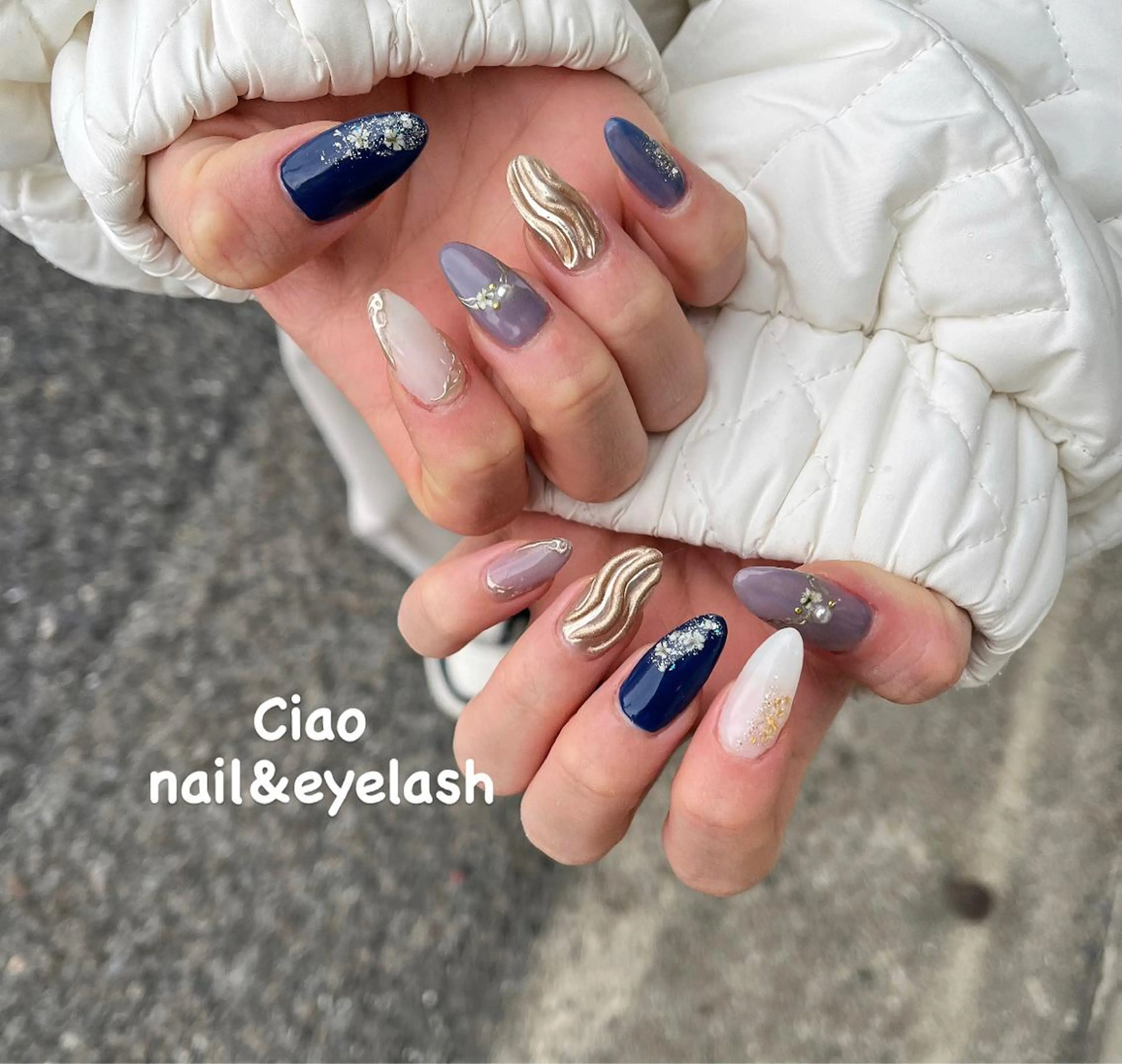 ネイル アートネイル 成人式 ジェルネイル ニュアンスネイル シンプルネイル #Amin nail salonのネイルデザイン
