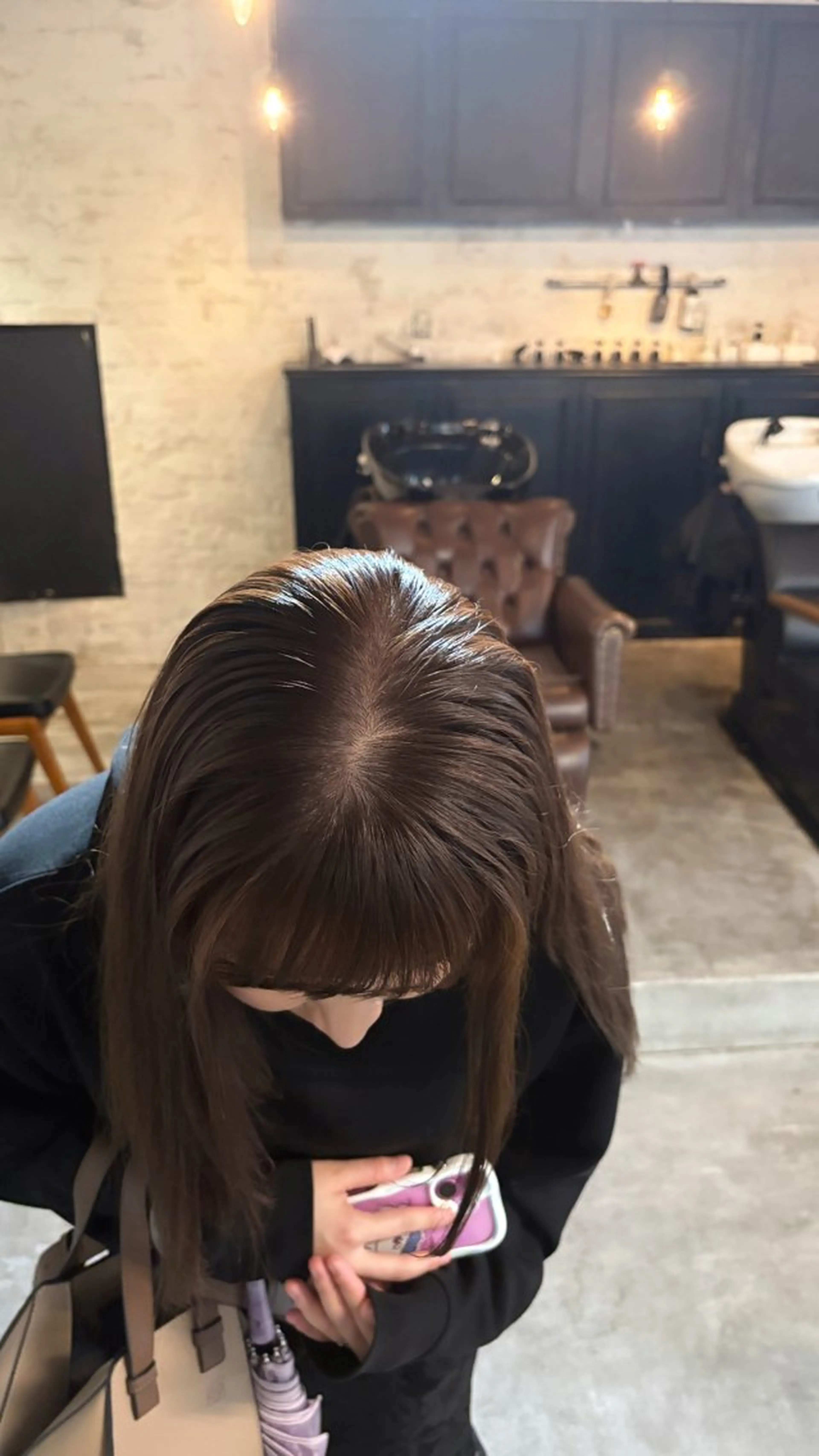 ロング ヘアカラー トリートメント 鈴木 和佳のヘアスタイル