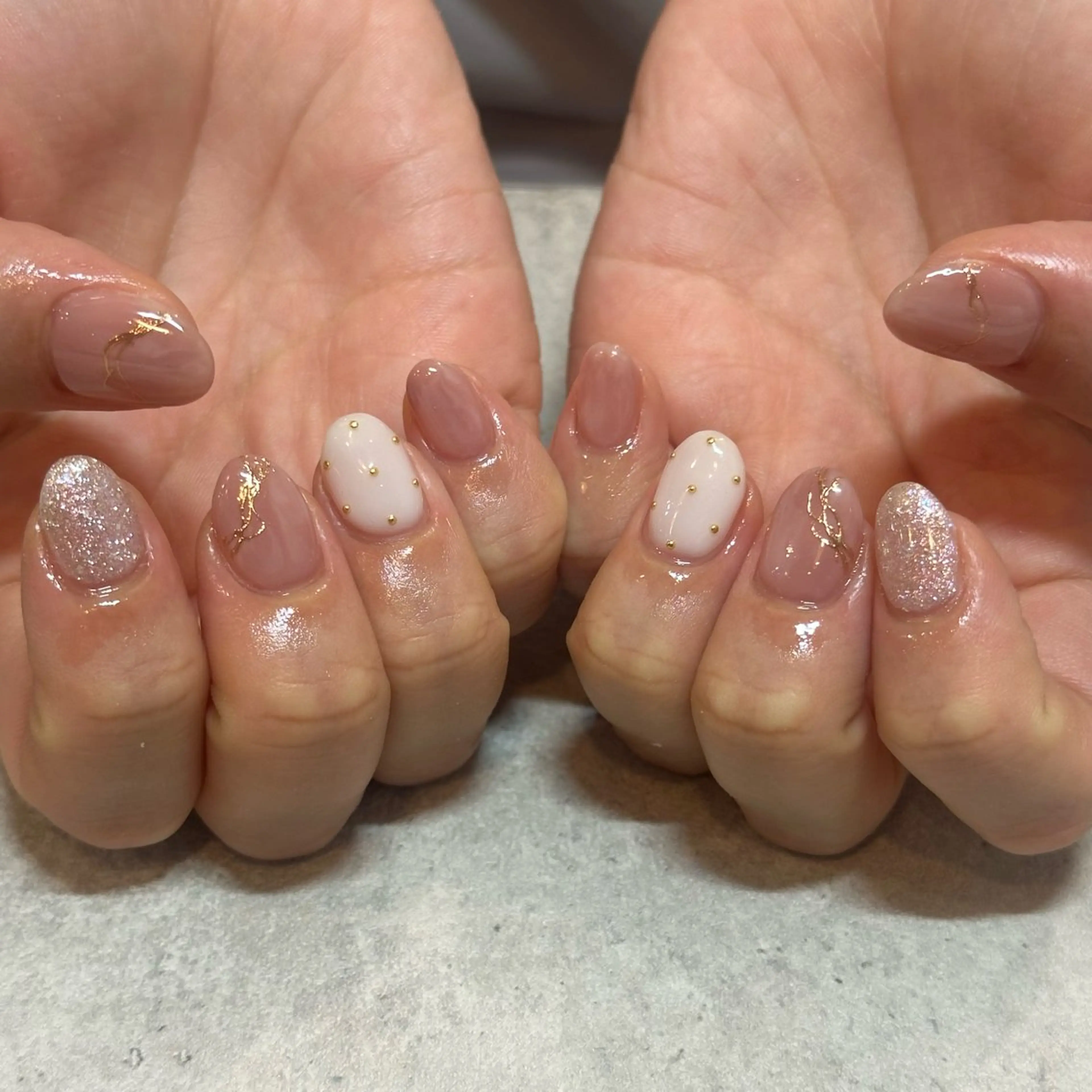 ネイル ハンドネイル ひらい さなのネイルデザイン