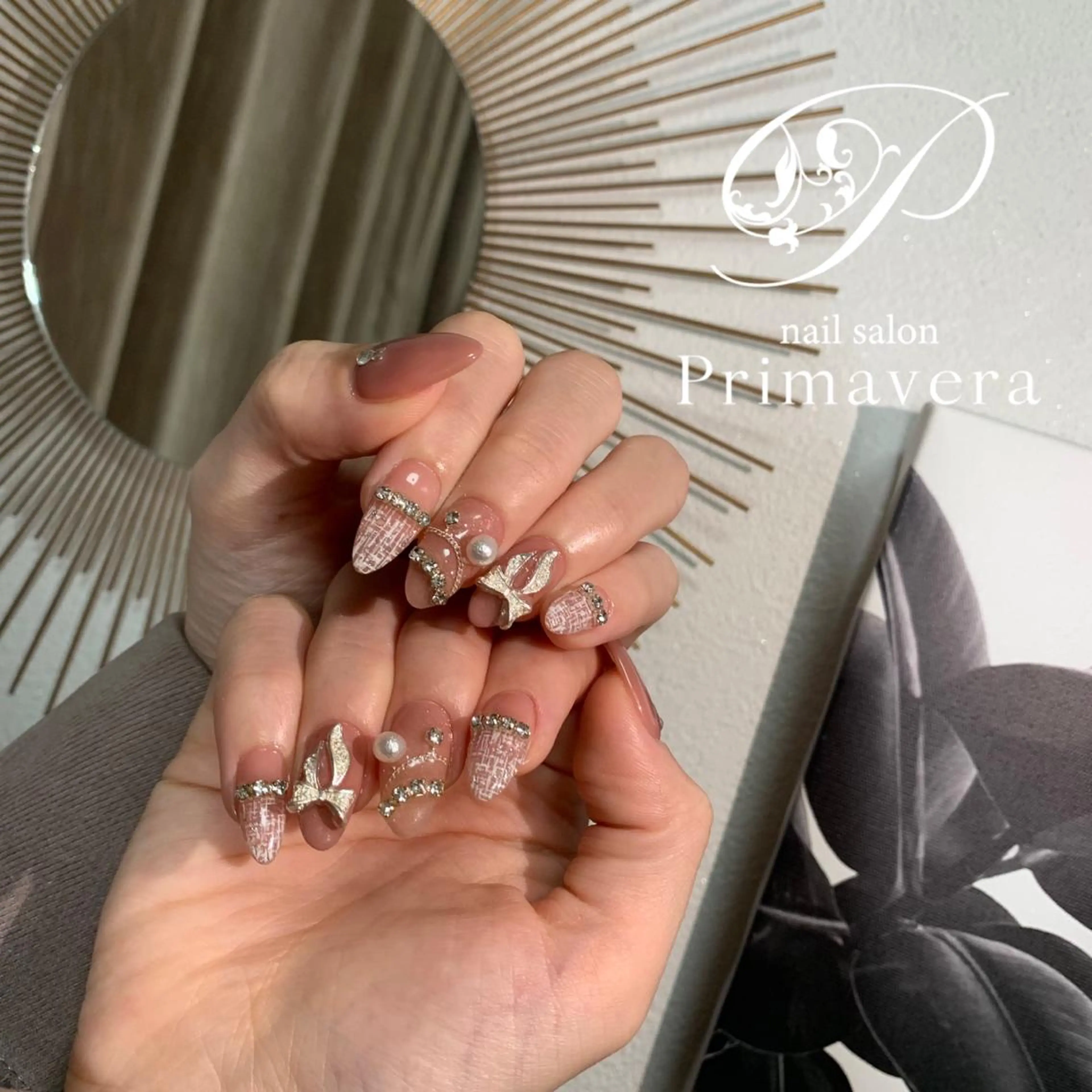 ネイル ハンドネイル Primavera 新横浜🤍美フォルムのネイルデザイン