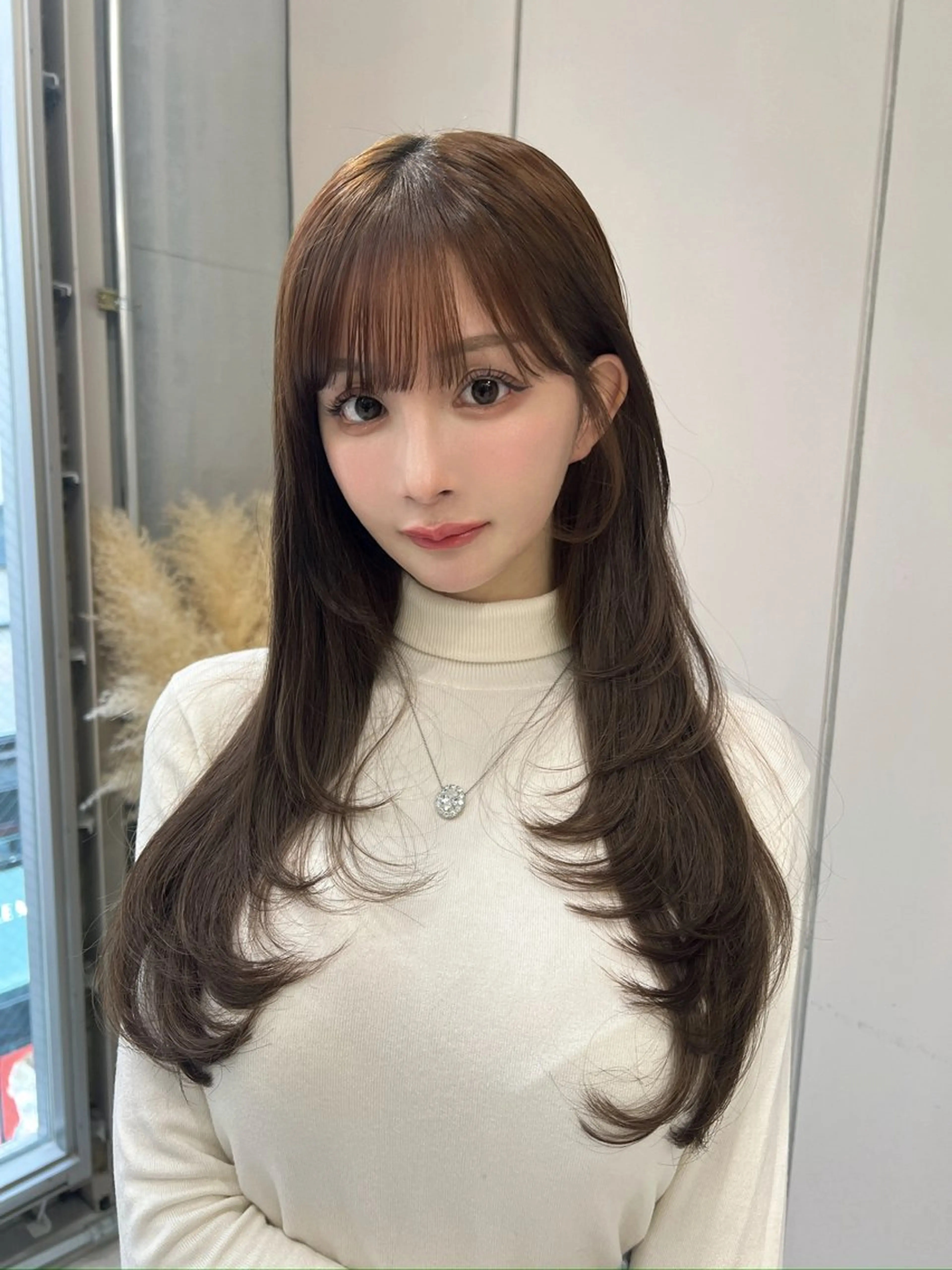 【美髪レイヤー】艶×動きで垢抜け✨カット＋艶感カラー🫧＋高濃度SILKERA5G“集中補修”Tr付きの写真