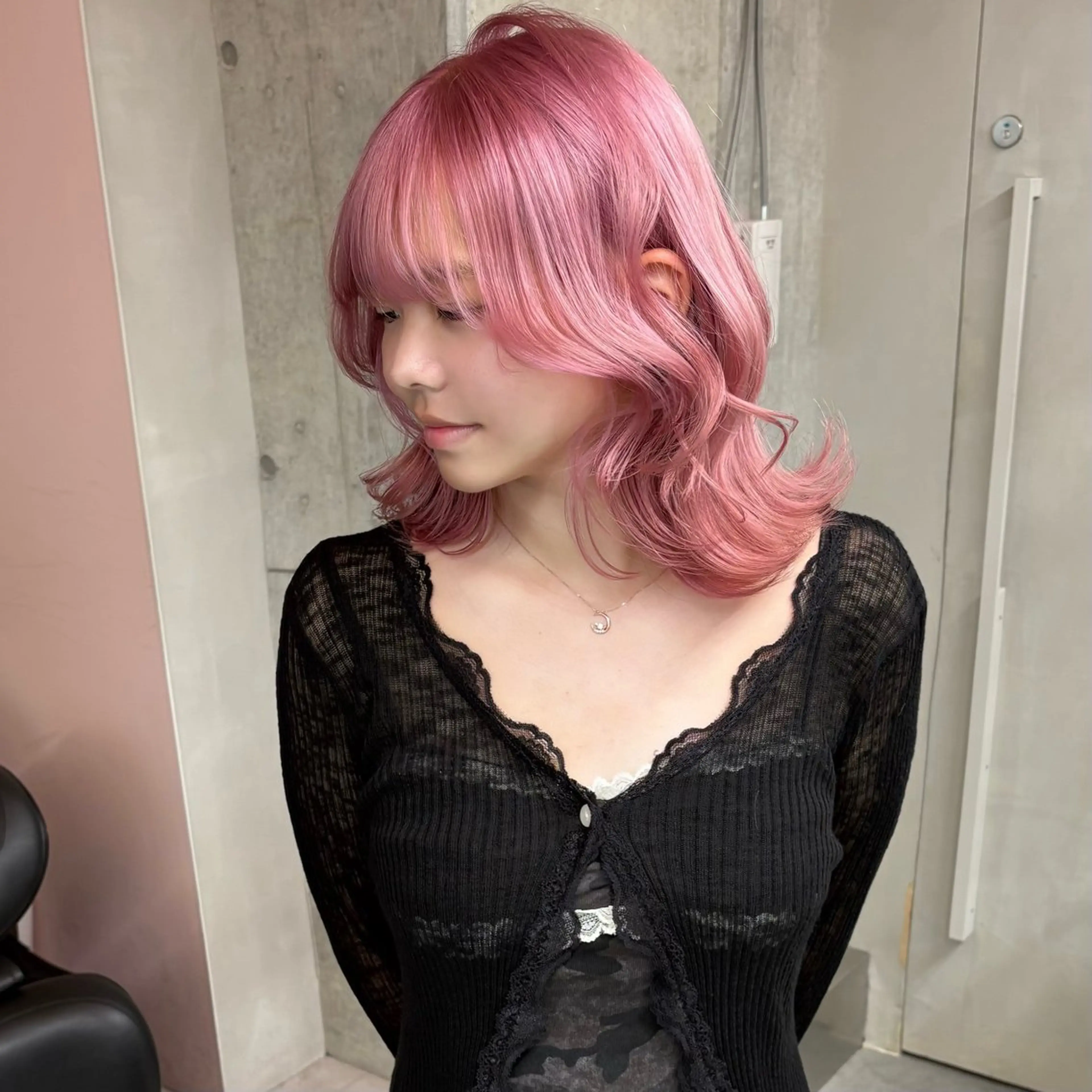 ミディアム うるツヤハイトーン/ レイヤー⟡mayuのヘアスタイル