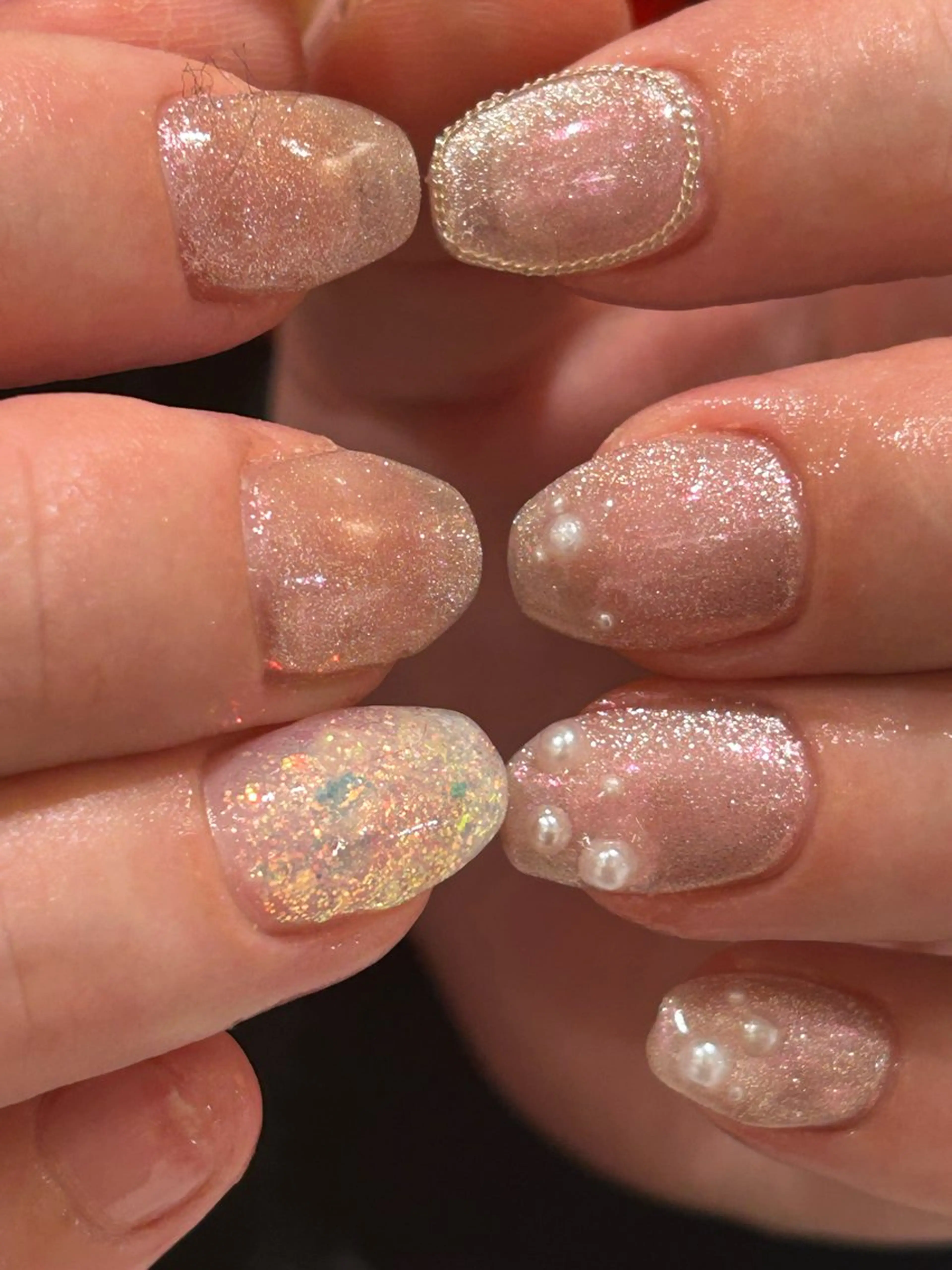 ネイル キラキラネイル ꪆৎ垢抜け眉 ྀི ワカナ♩岐阜の眉毛・アイブロウイメージ