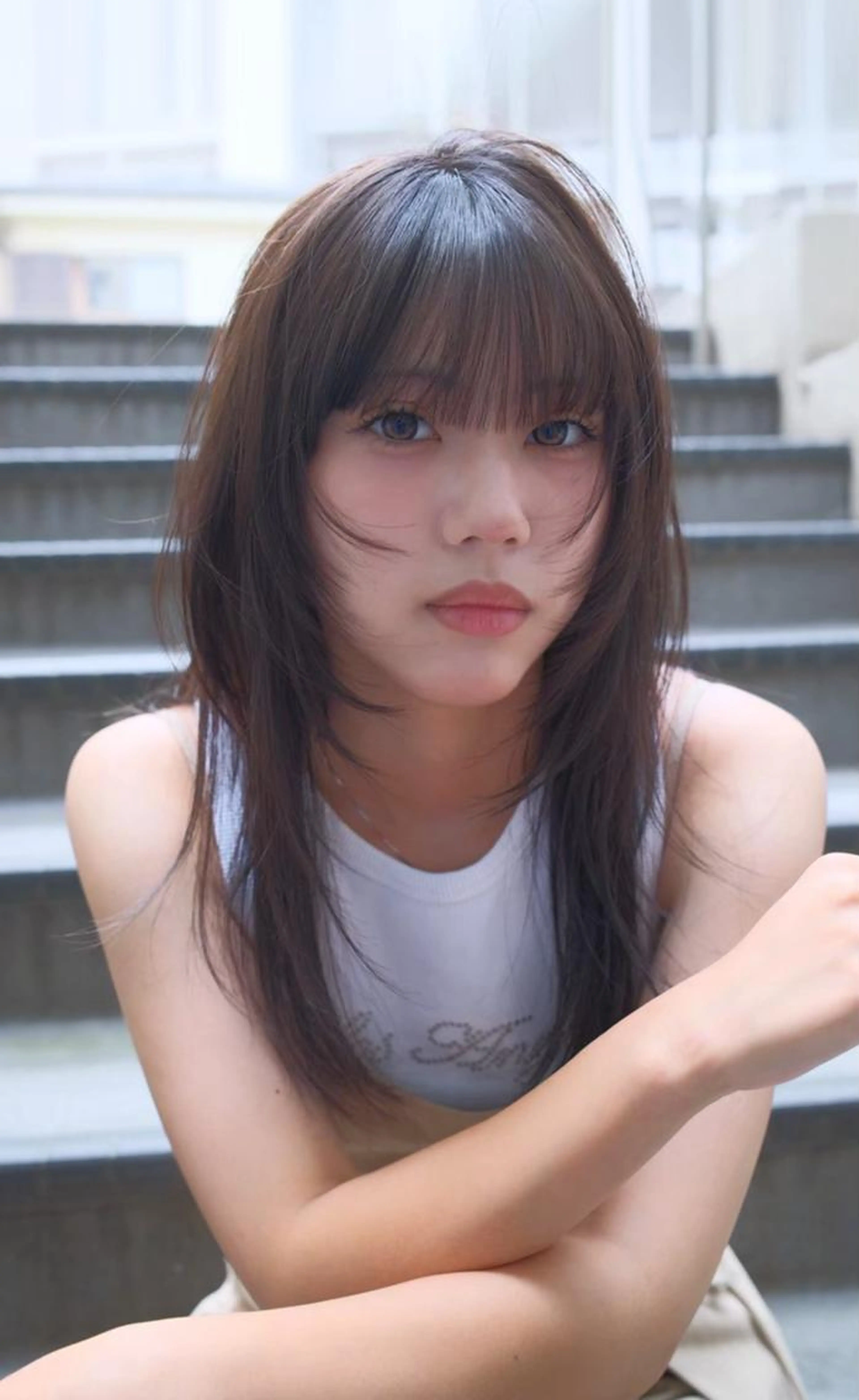 🌿見た目も変える髪質改善🌿髪質改善ストレート+前髪カット💐💐の写真