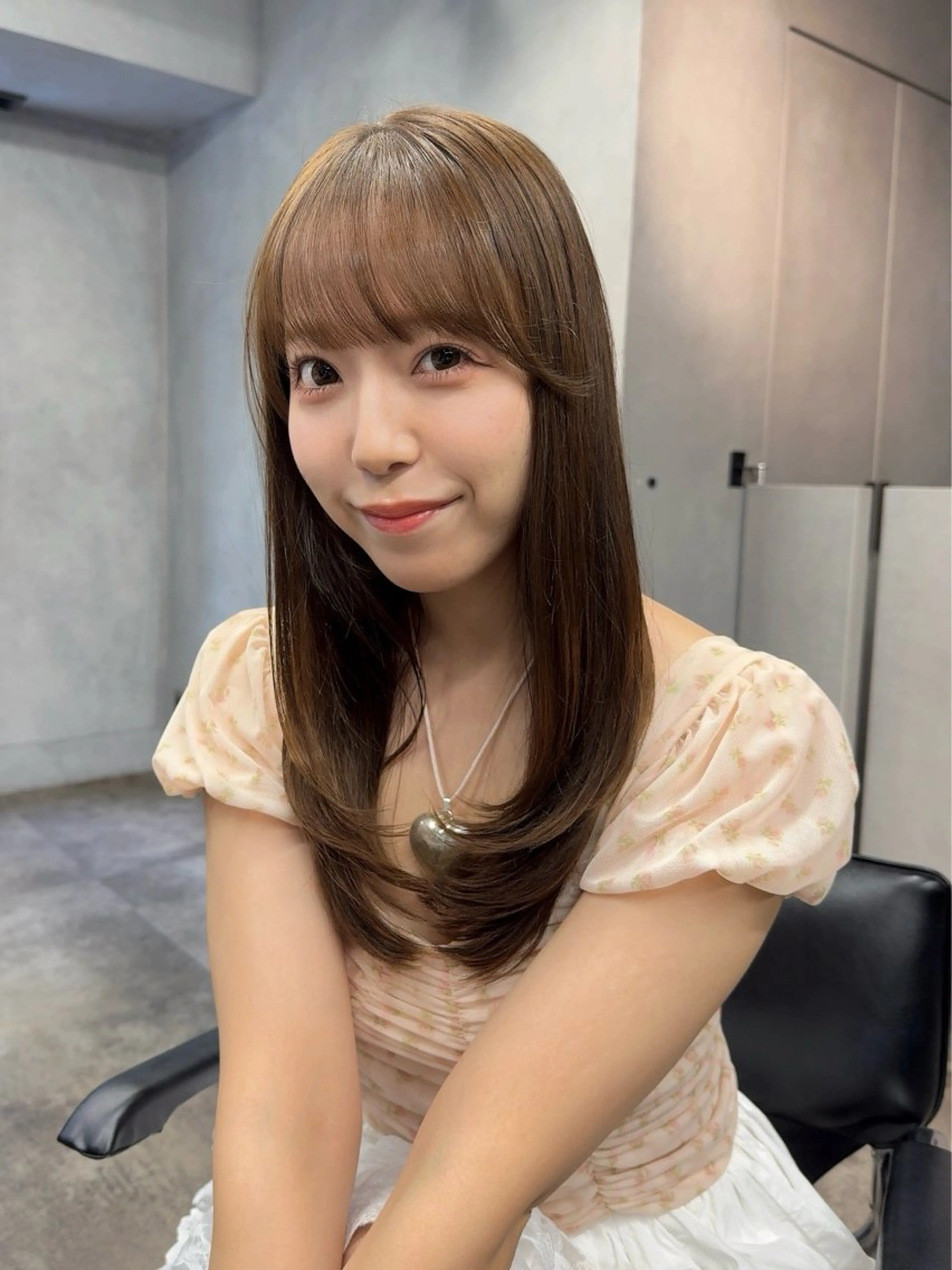 セミロング ヘアカラー トリートメント 髪質改善/艶髪 MINAMIのヘアスタイル