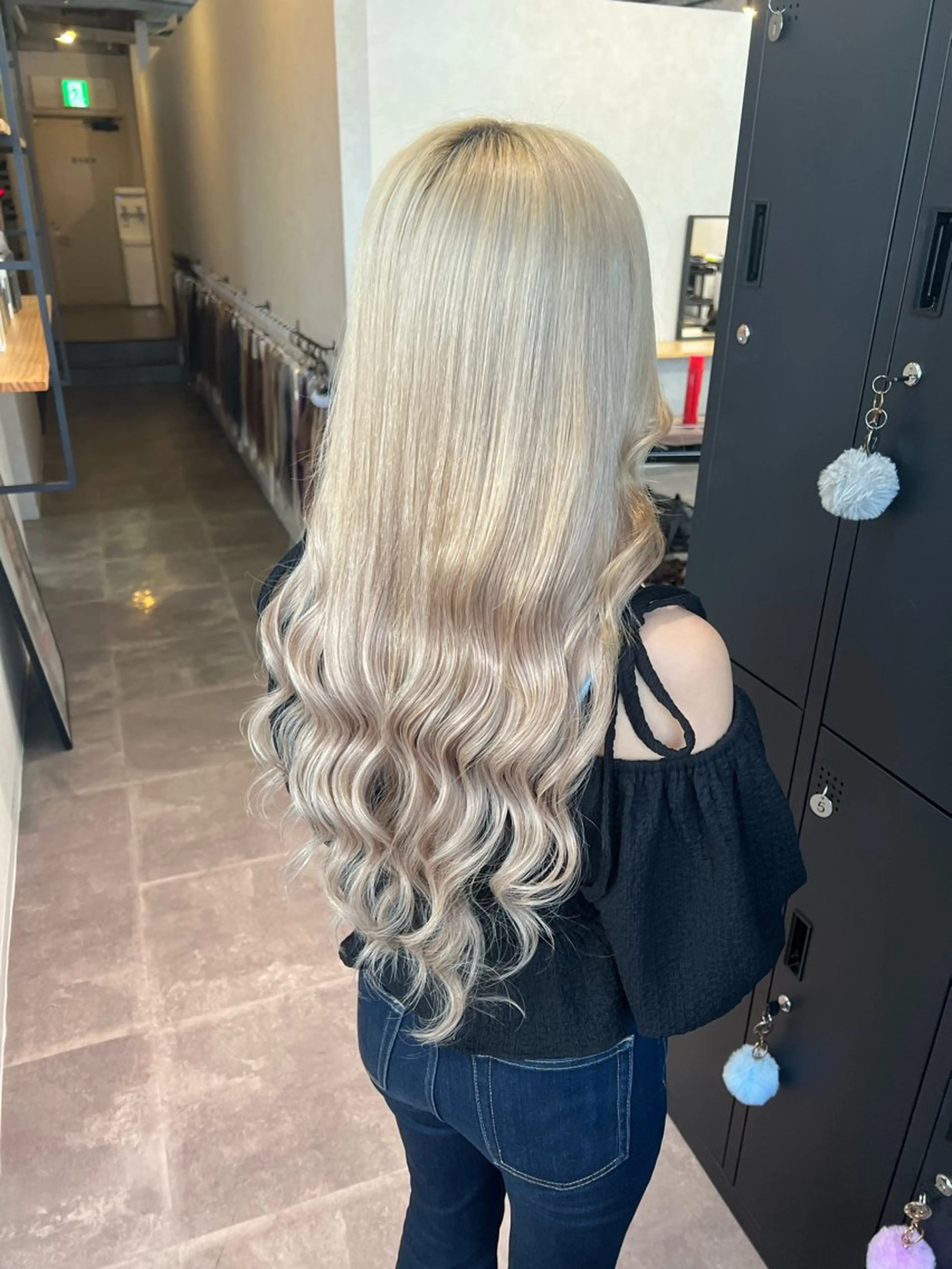 【一気にロングヘアに💫】最高級人毛100%シールエクステ90本 💛映え色にポイントハイライトも❕の写真