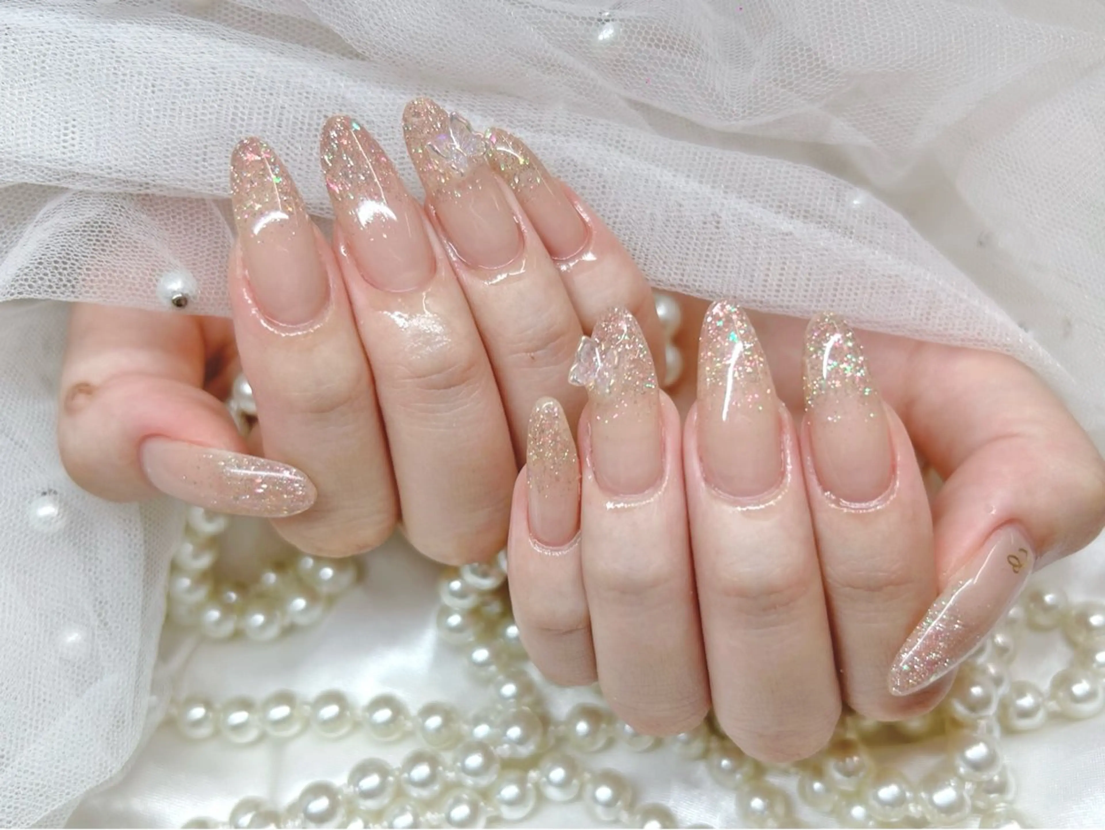ロング ハンドネイル Nailsalon Angeのネイルデザイン